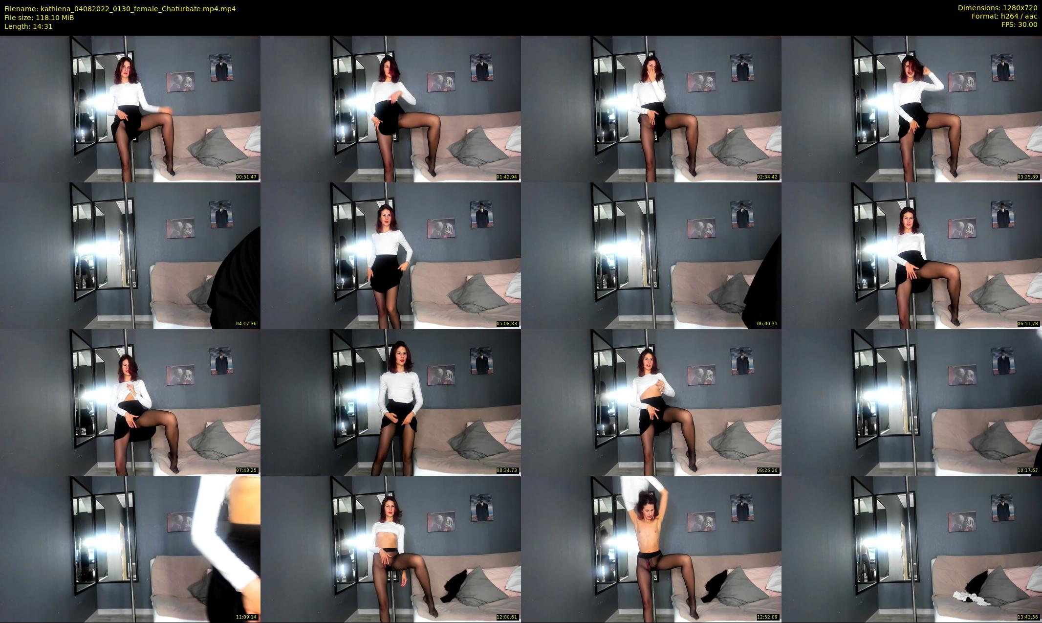 kathlena — 15 minute Chaturbate female cam show recording, 720p, Aug 4, 2022