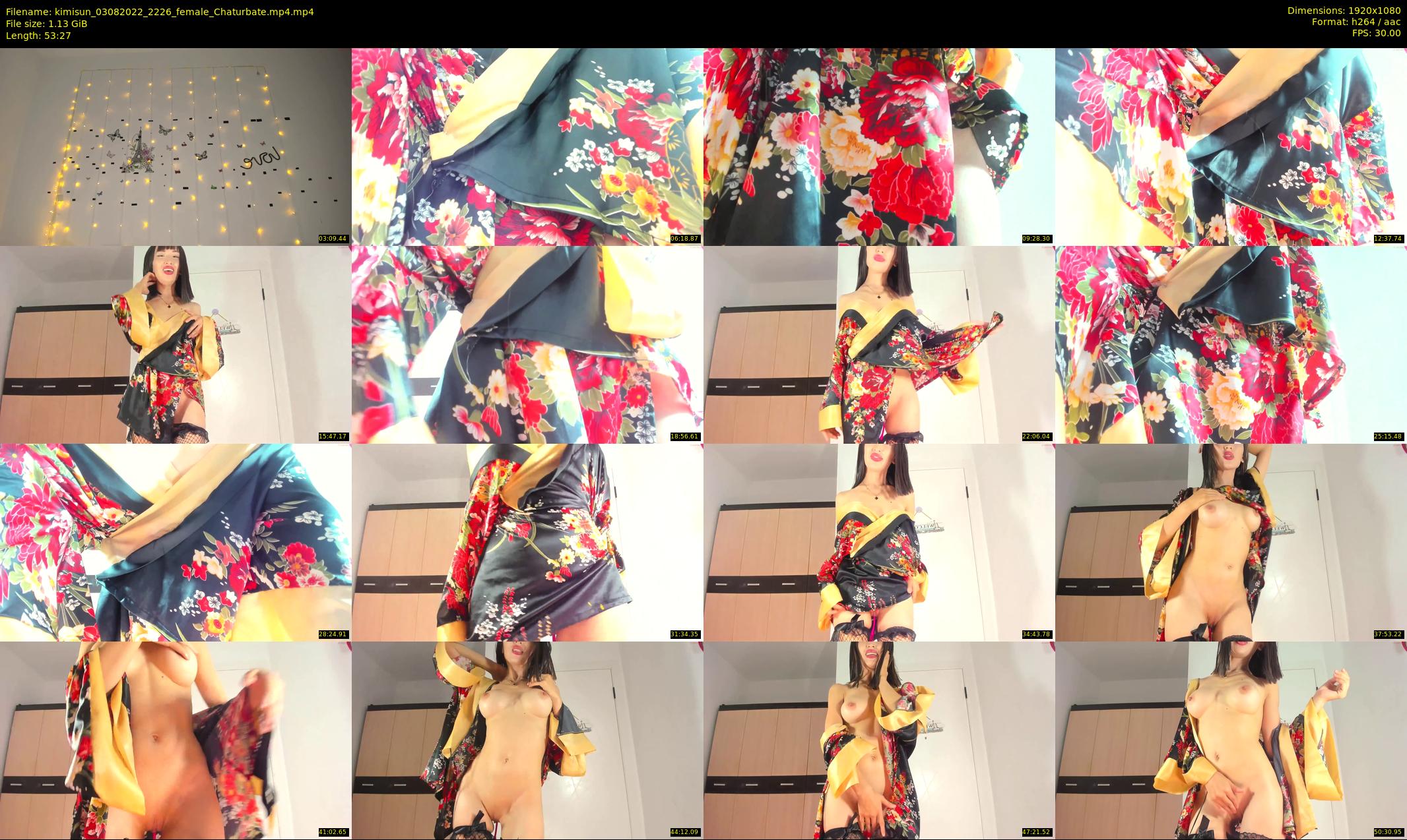 kimisun — 54 minute Chaturbate female cam show recording, 1080p, Aug 3, 2022