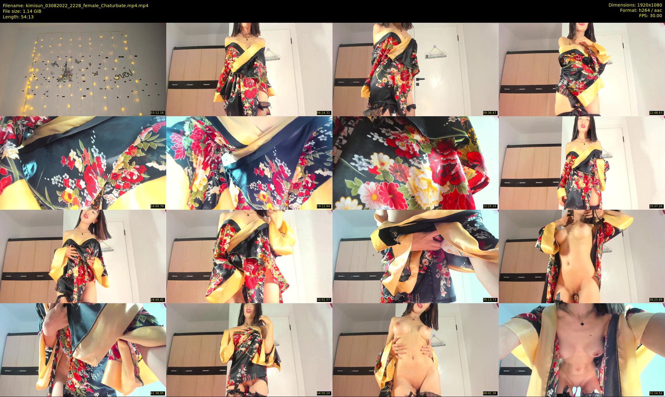 kimisun — 55 minute Chaturbate female cam show recording, 1080p, Aug 3, 2022
