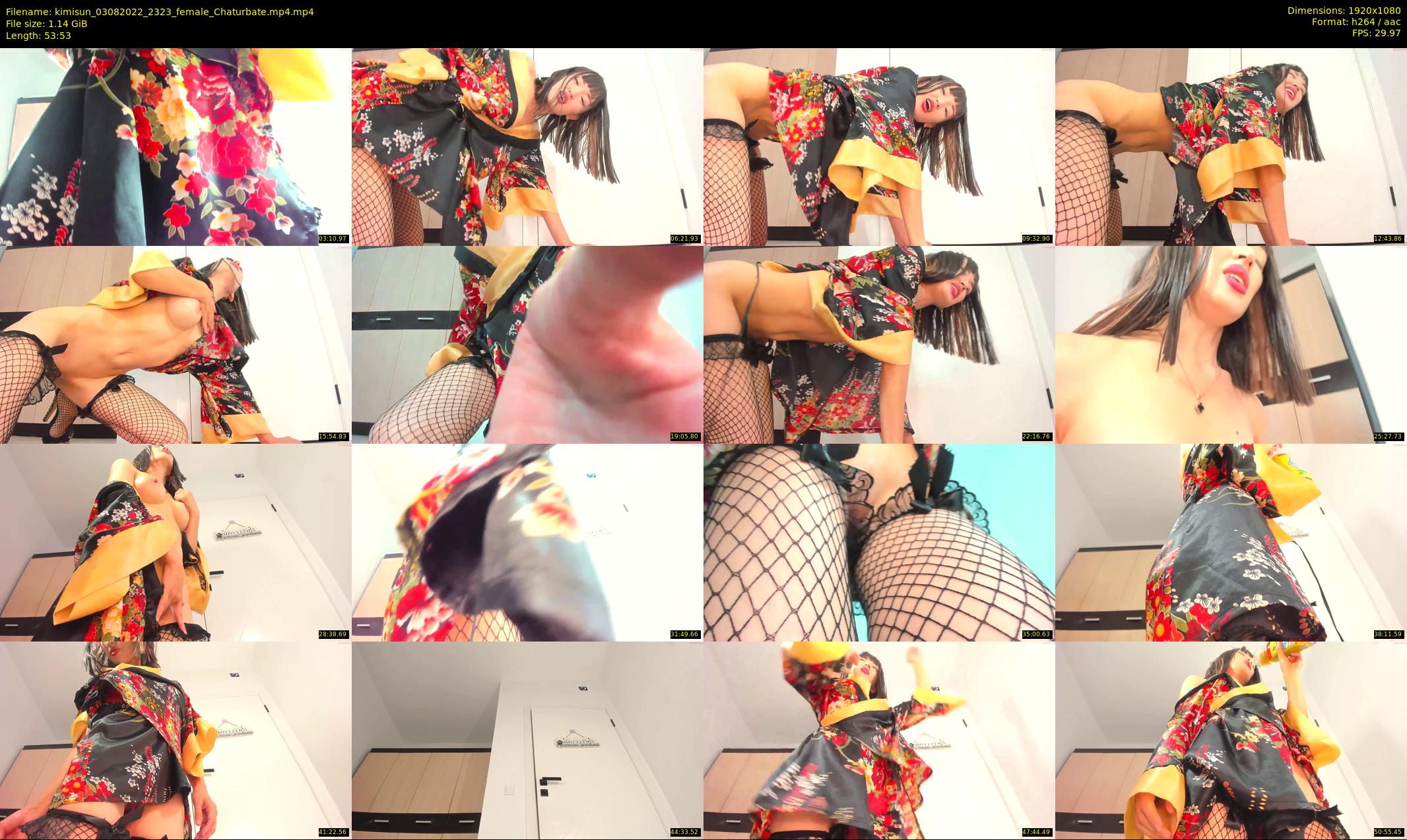 kimisun — 54 minute Chaturbate female cam show recording, 1080p, Aug 3, 2022