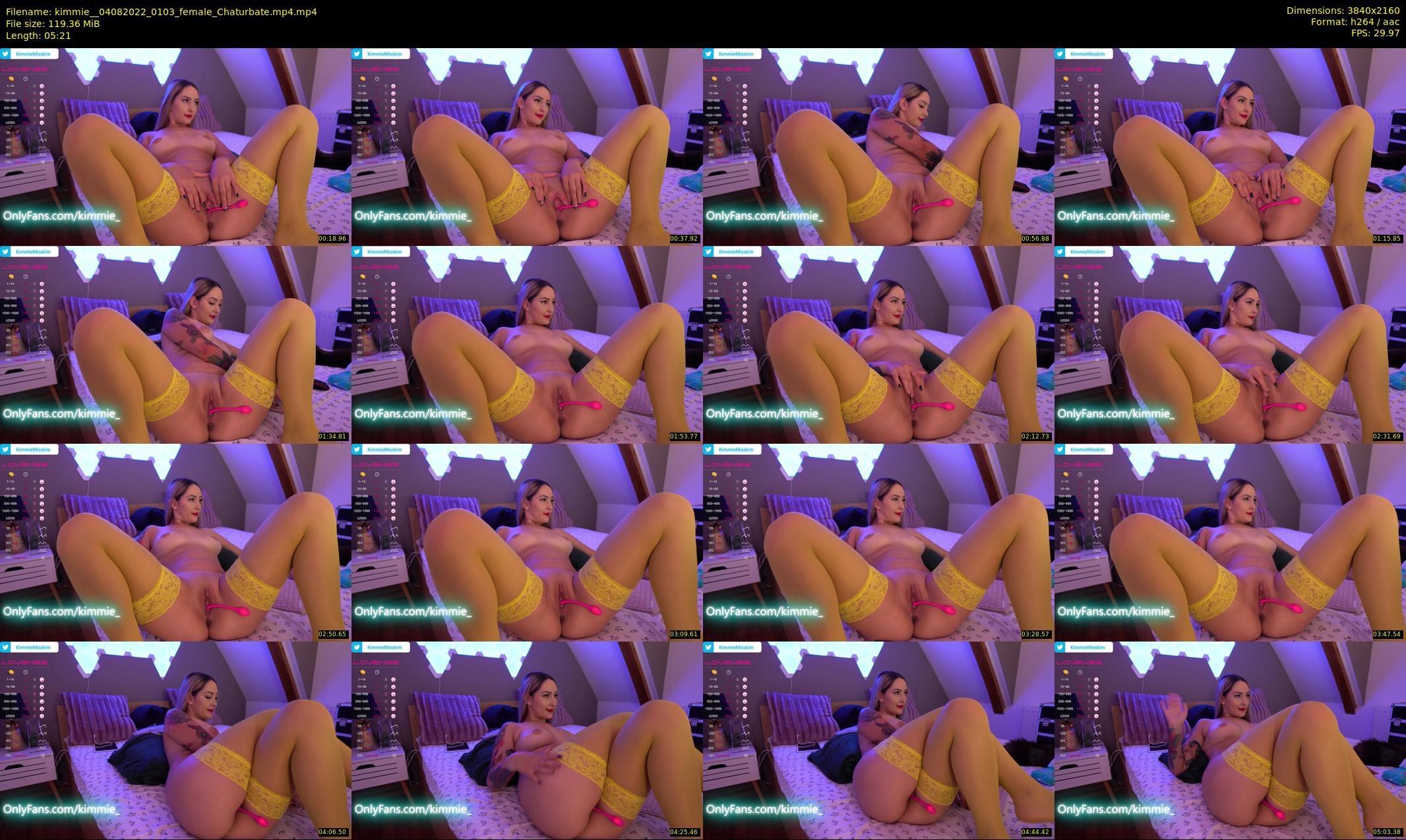 kimmie_ — 6 minute Chaturbate female cam show recording, 4K, Aug 4, 2022