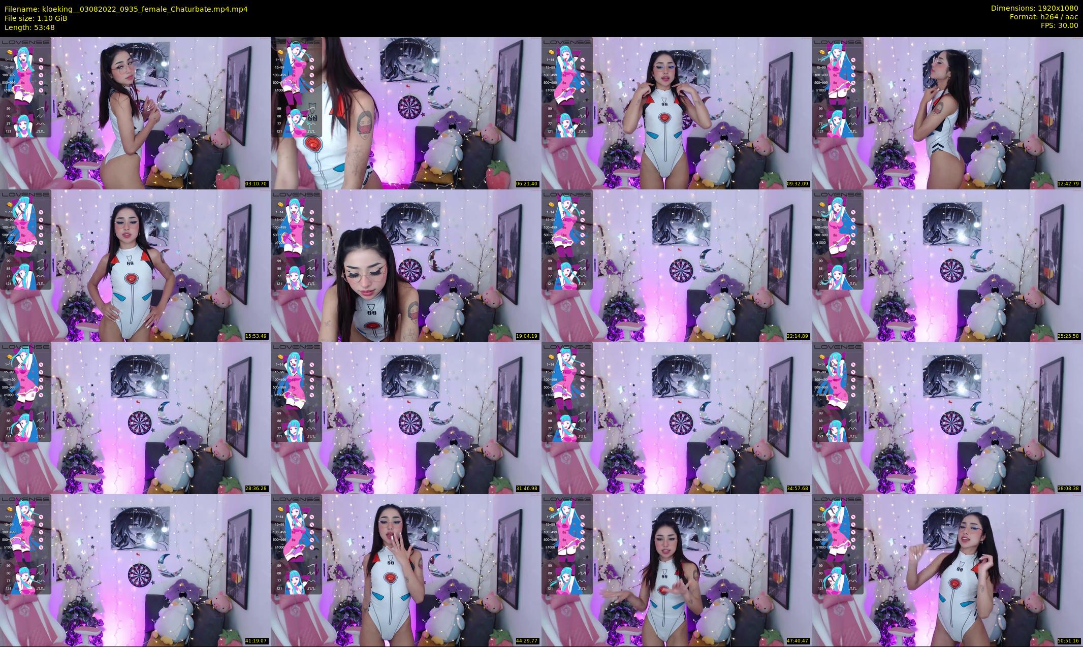 kloeking_ — 54 minute Chaturbate female cam show recording, 1080p, Aug 3, 2022