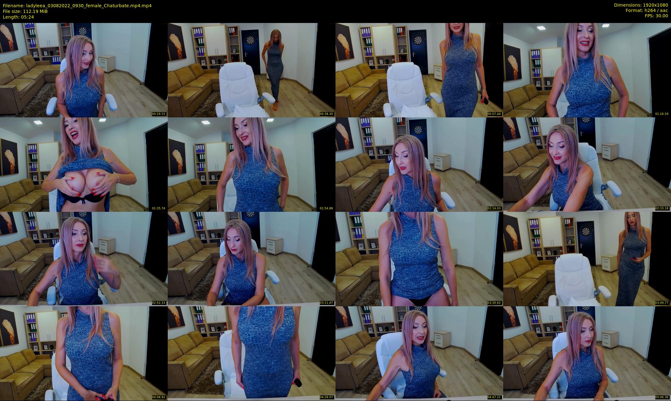 ladyleea — 6 minute Chaturbate female cam show recording, 1080p, Aug 3, 2022