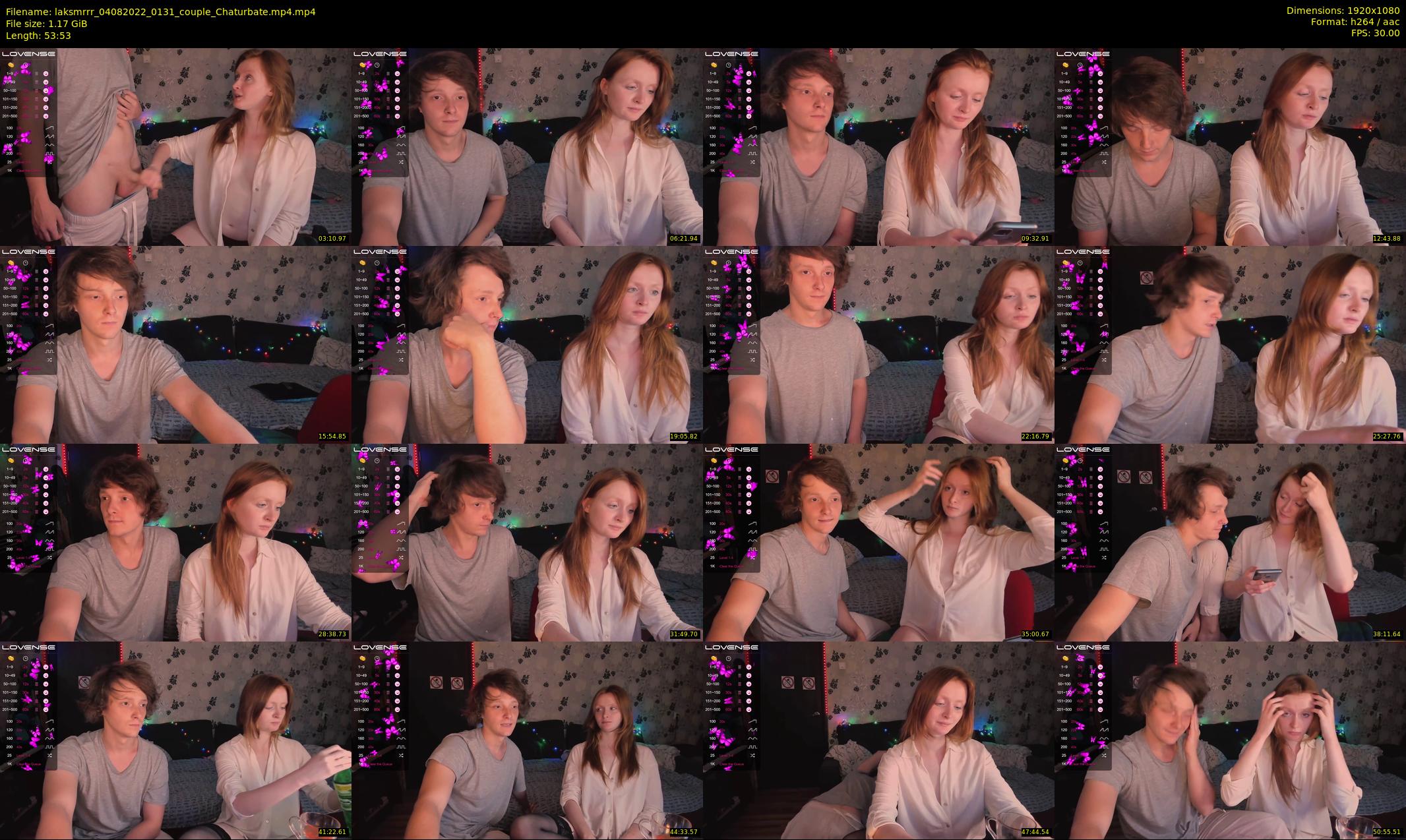 laksmrrr — 54 minute Chaturbate couple cam show recording, 1080p, Aug 4, 2022