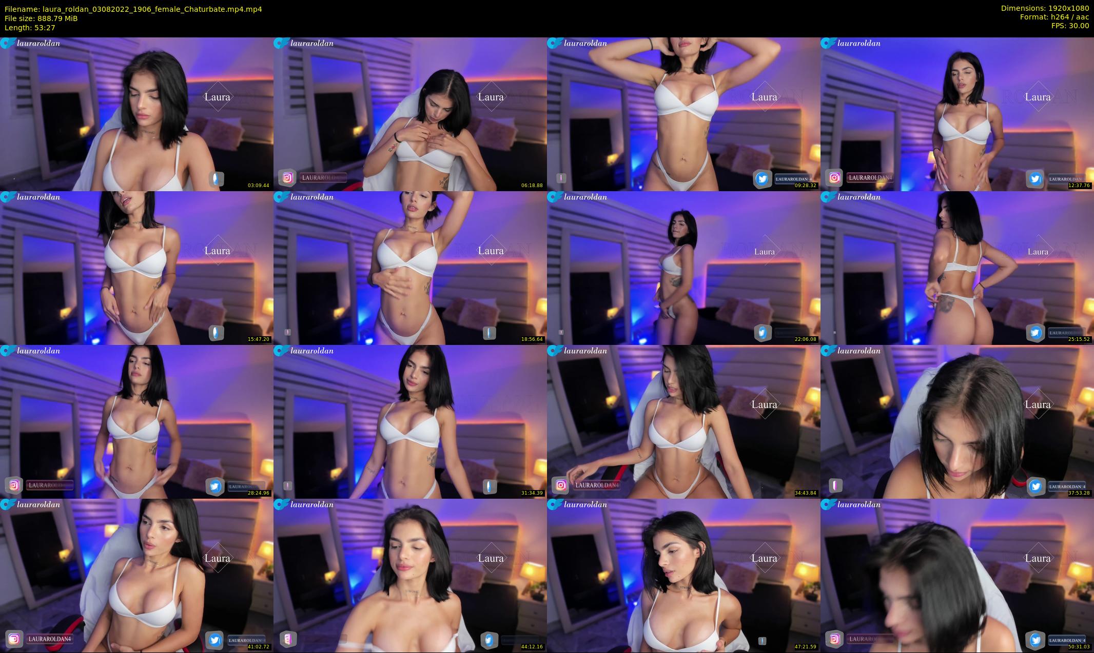 laura_roldan — 54 minute Chaturbate female cam show recording, 1080p, Aug 3, 2022