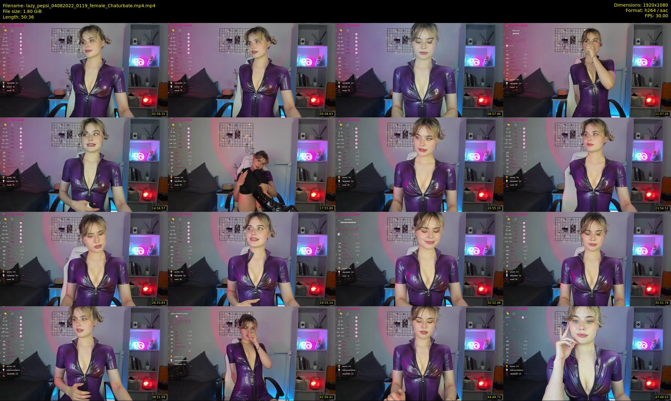 lazy_pepsi — 51 minute Chaturbate female cam show recording, 1080p, Aug 4, 2022
