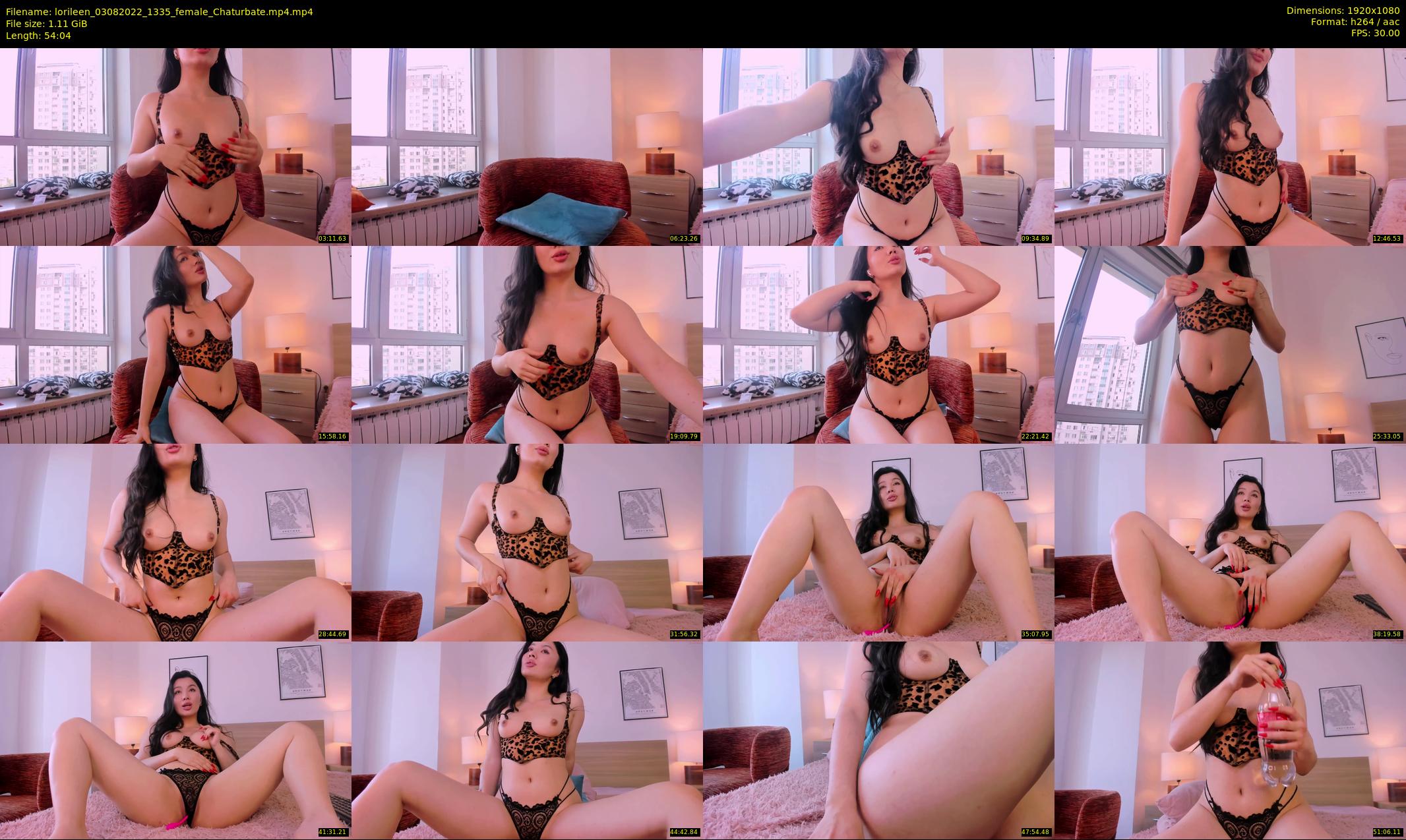 lorileen — 55 minute Chaturbate female cam show recording, 1080p, Aug 3, 2022