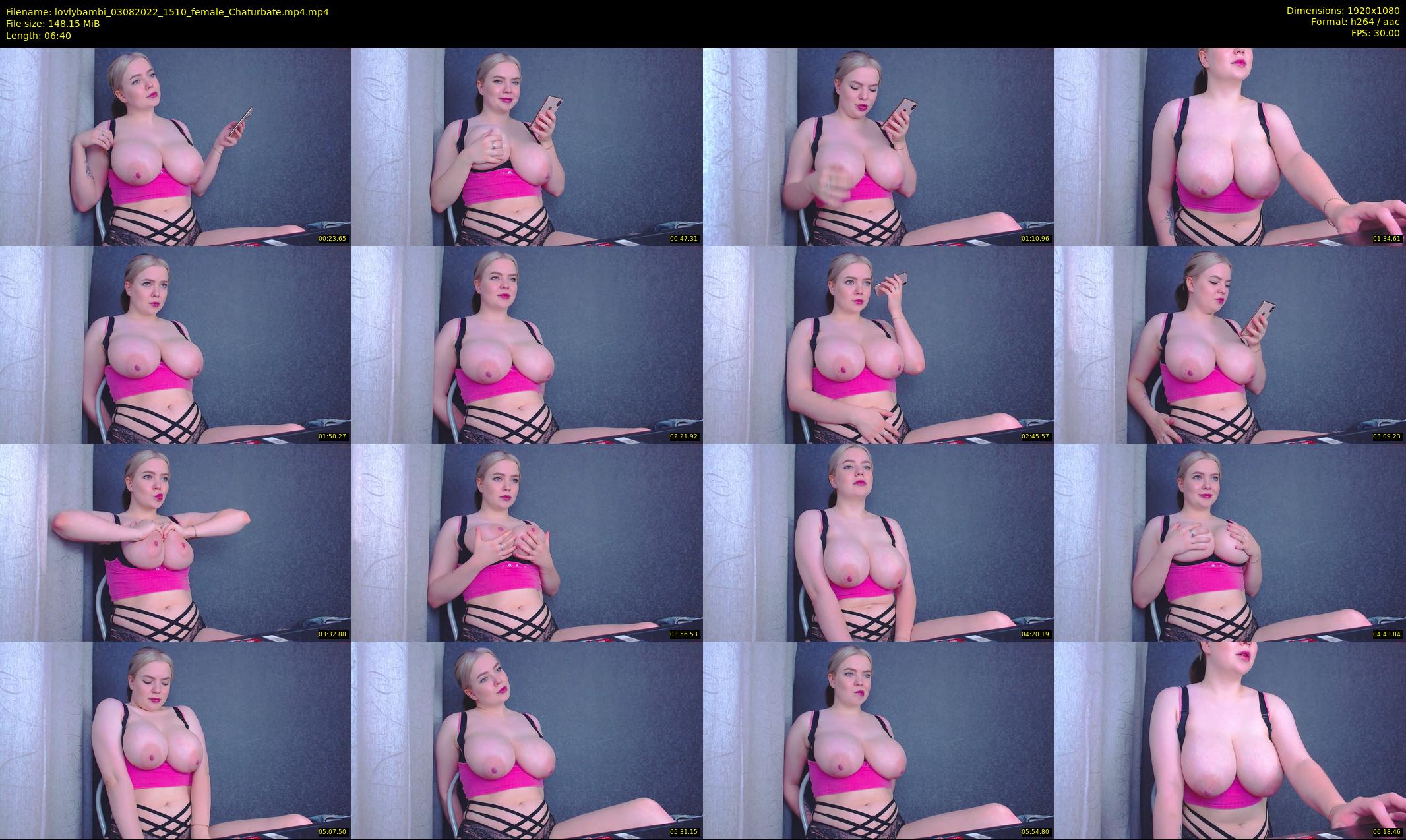 lovlybambi — 7 minute Chaturbate female cam show recording, 1080p, Aug 3, 2022