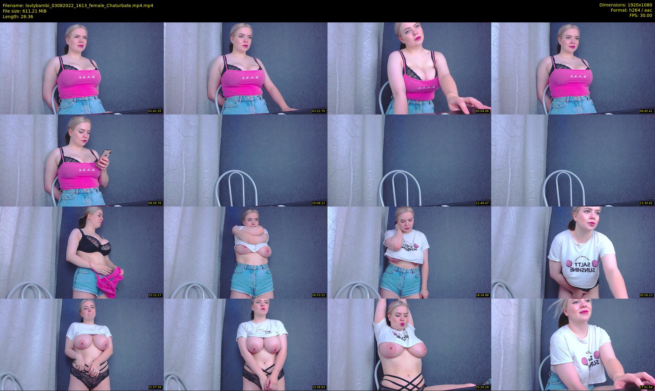 lovlybambi — 29 minute Chaturbate female cam show recording, 1080p, Aug 3, 2022