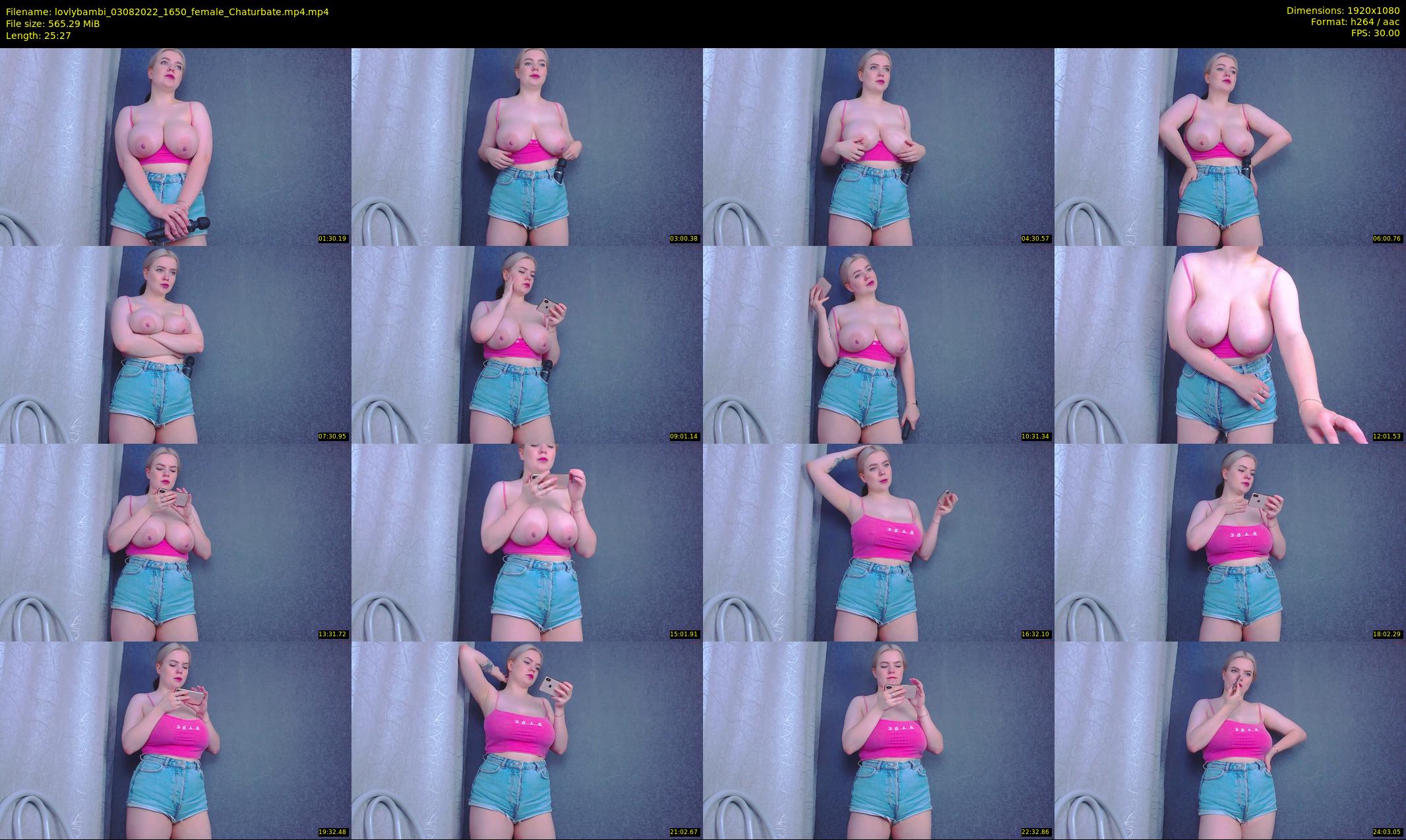 lovlybambi — 26 minute Chaturbate female cam show recording, 1080p, Aug 3, 2022