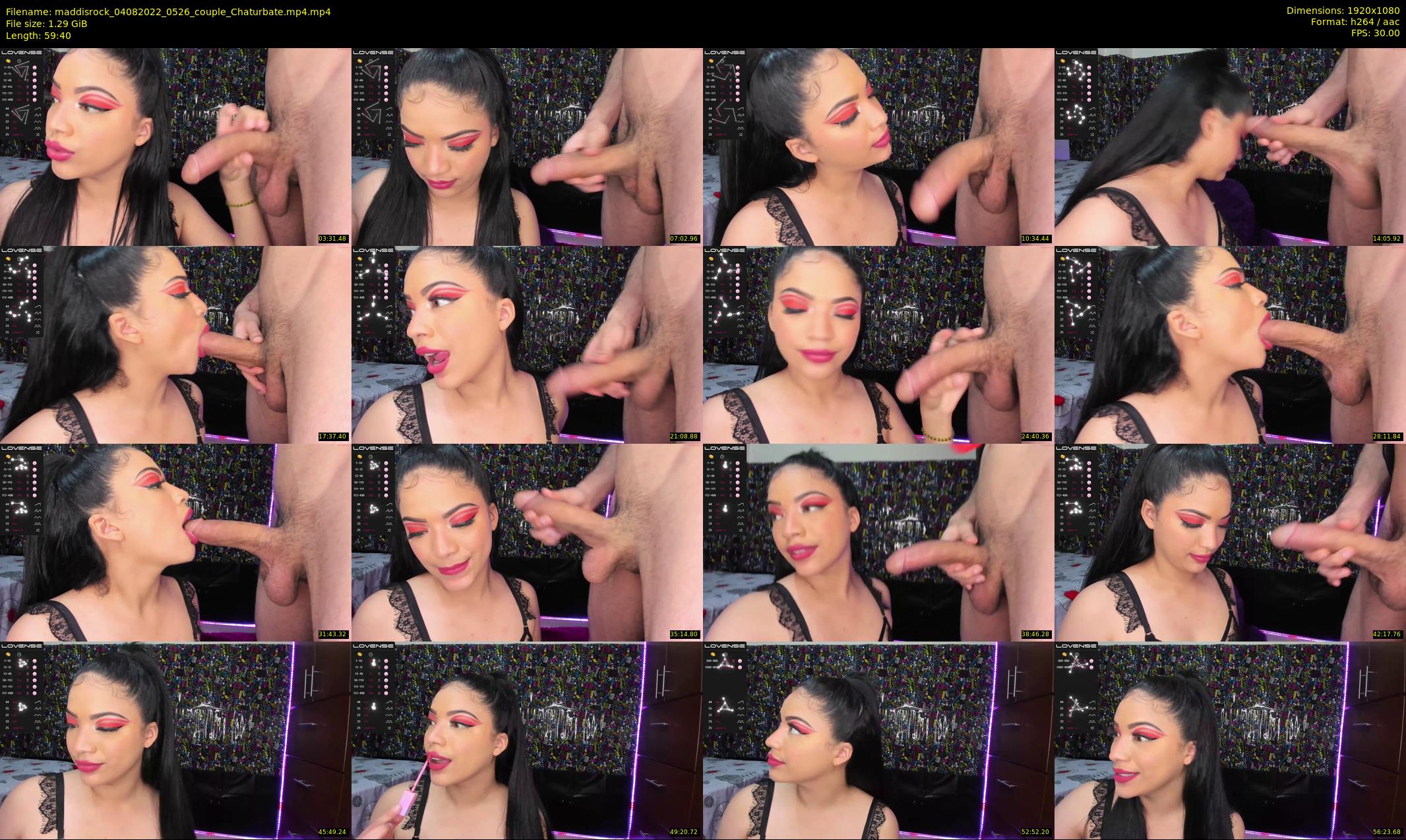 maddisrock — 60 minute Chaturbate couple cam show recording, 1080p, Aug 4, 2022