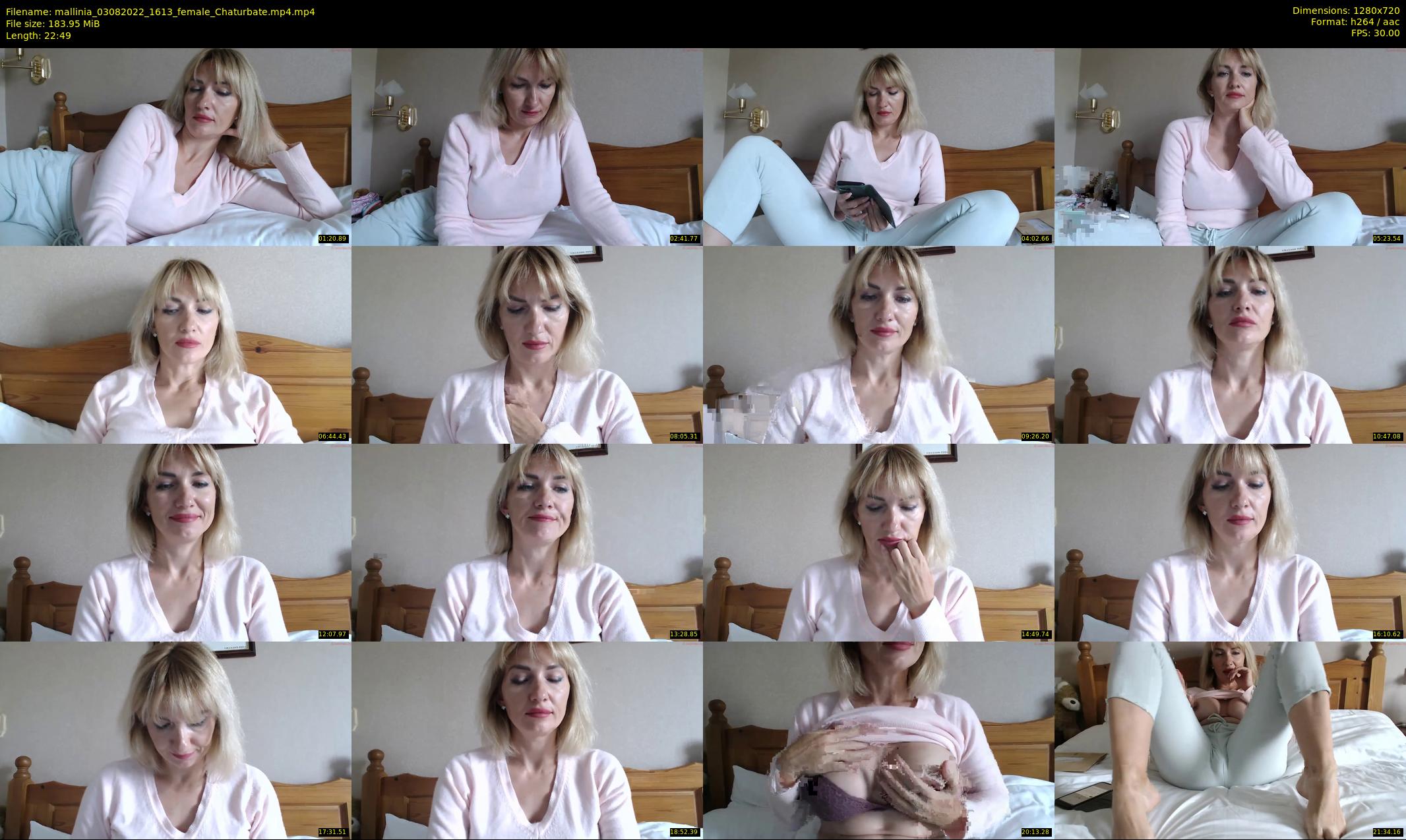 mallinia — 23 minute Chaturbate female cam show recording, 720p, Aug 3, 2022