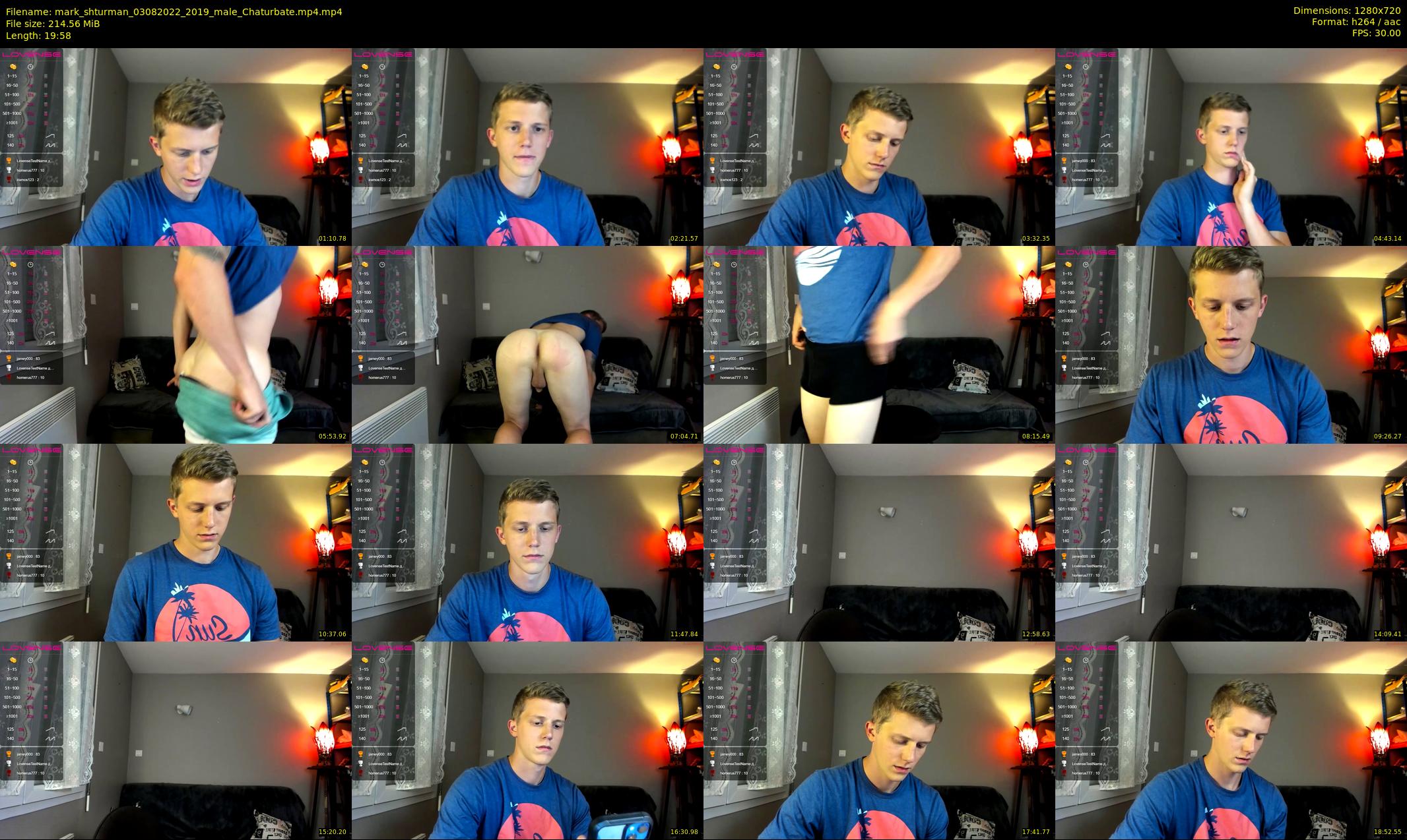 mark_shturman — 20 minute Chaturbate male cam show recording, 720p, Aug 3, 2022