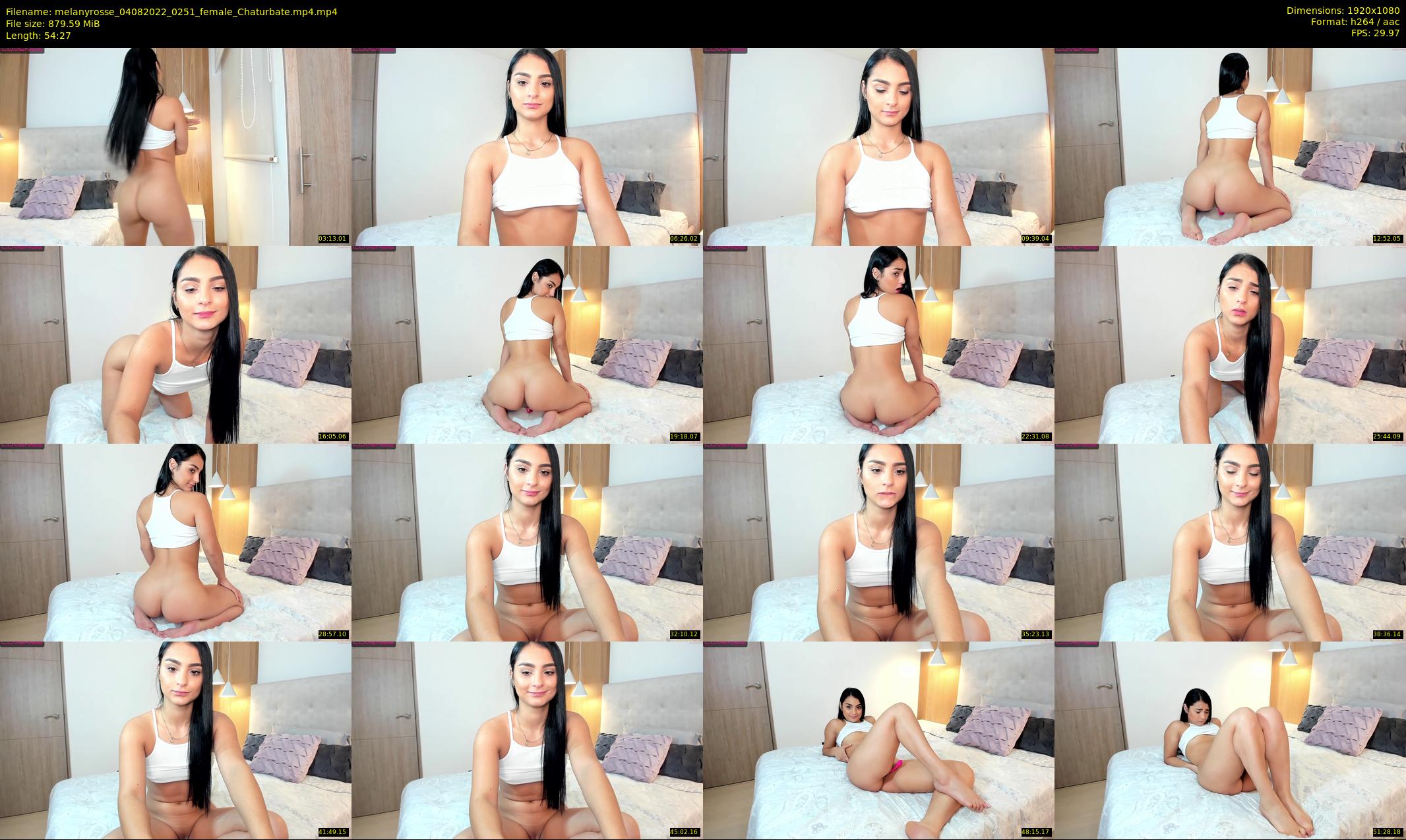 melanyrosse — 55 minute Chaturbate female cam show recording, 1080p, Aug 4, 2022