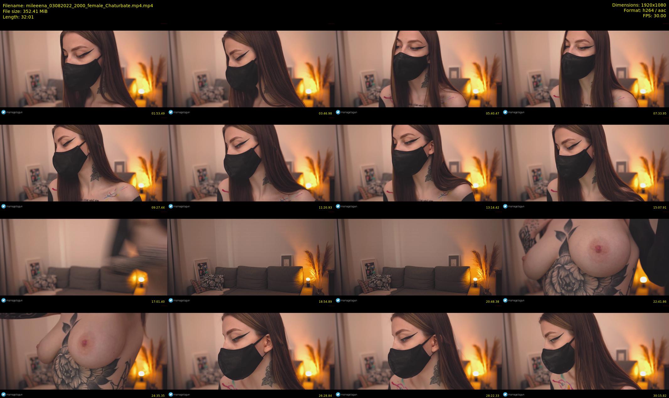 mileeena — 33 minute Chaturbate female cam show recording, 1080p, Aug 3, 2022