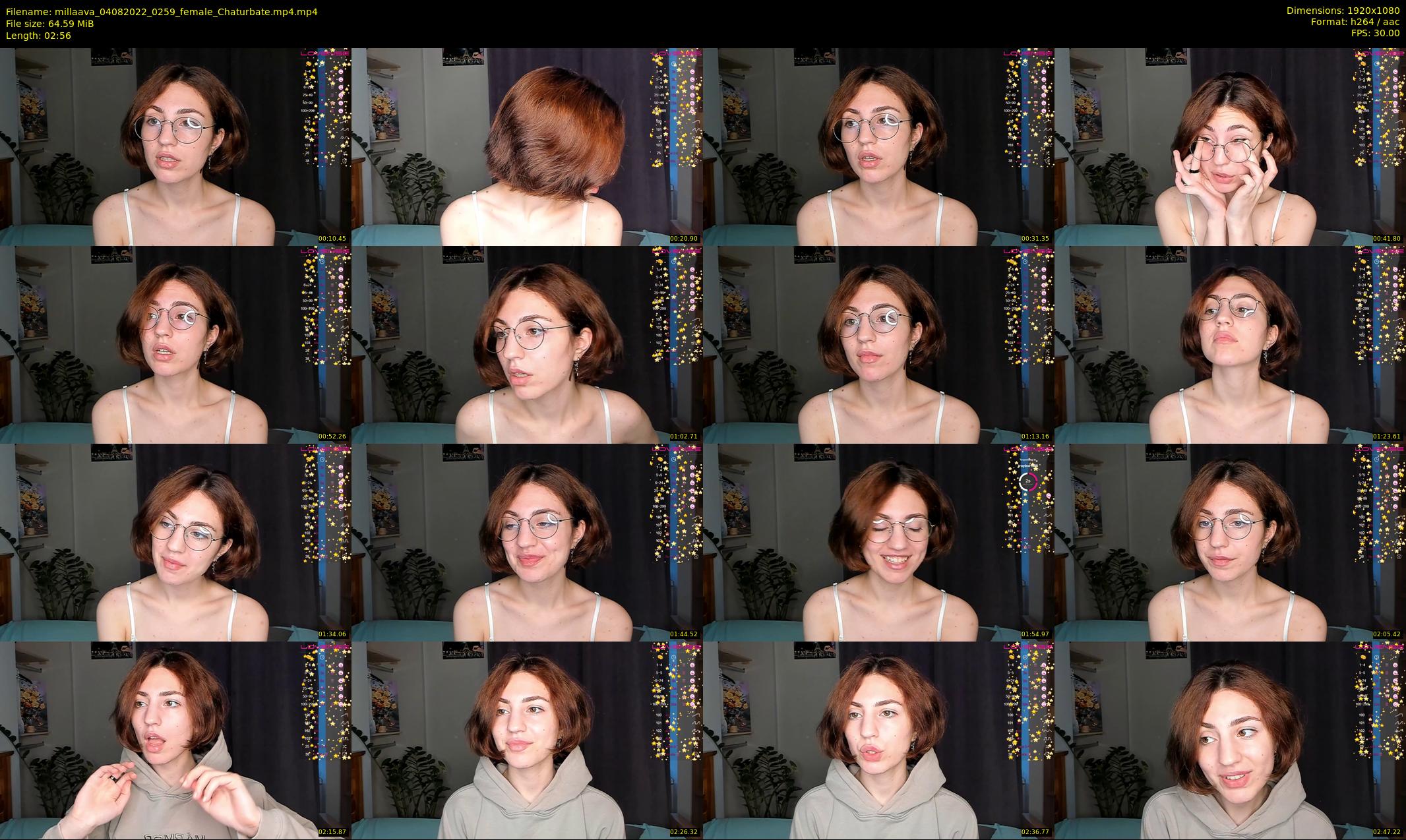 millaava — 3 minute Chaturbate female cam show recording, 1080p, Aug 4, 2022