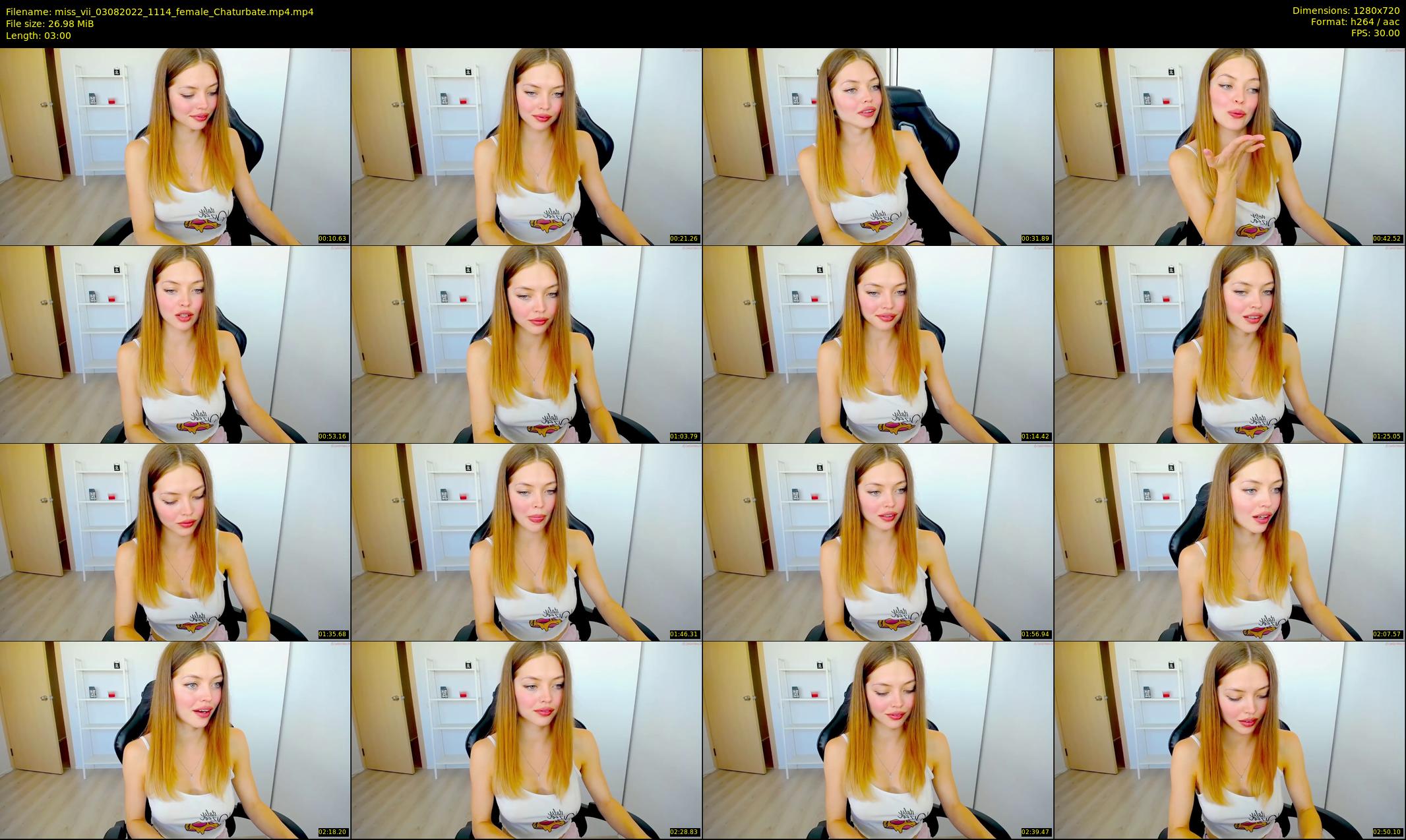 miss_vii — 3 minute Chaturbate female cam show recording, 720p, Aug 3, 2022