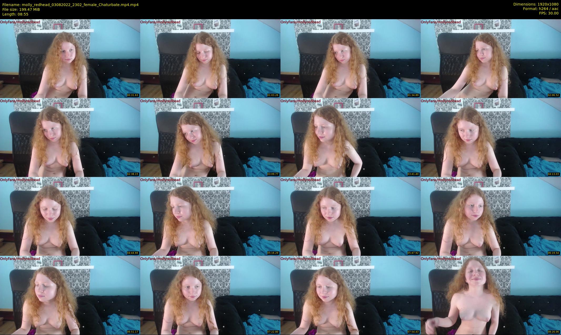 molly_redhead — 9 minute Chaturbate female cam show recording, 1080p, Aug 3, 2022