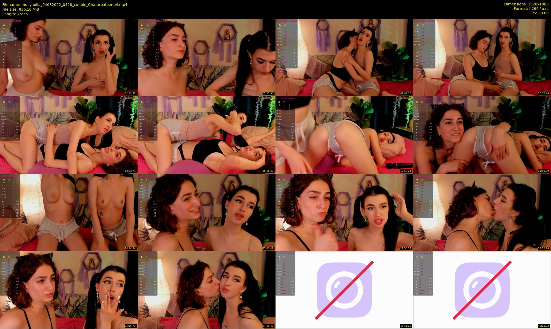 mollyholla — 46 minute Chaturbate couple cam show recording, 1080p, Aug 4, 2022