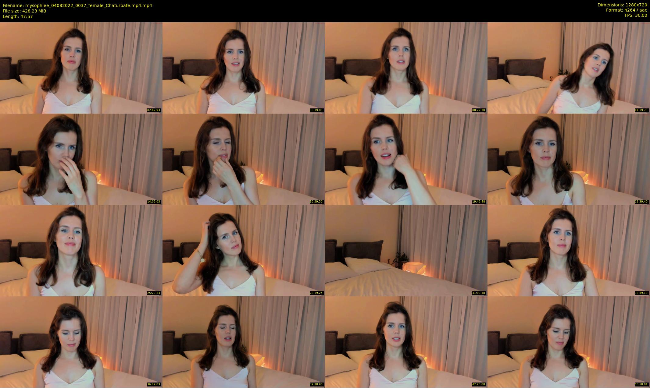 mysophiee — 48 minute Chaturbate female cam show recording, 720p, Aug 4, 2022