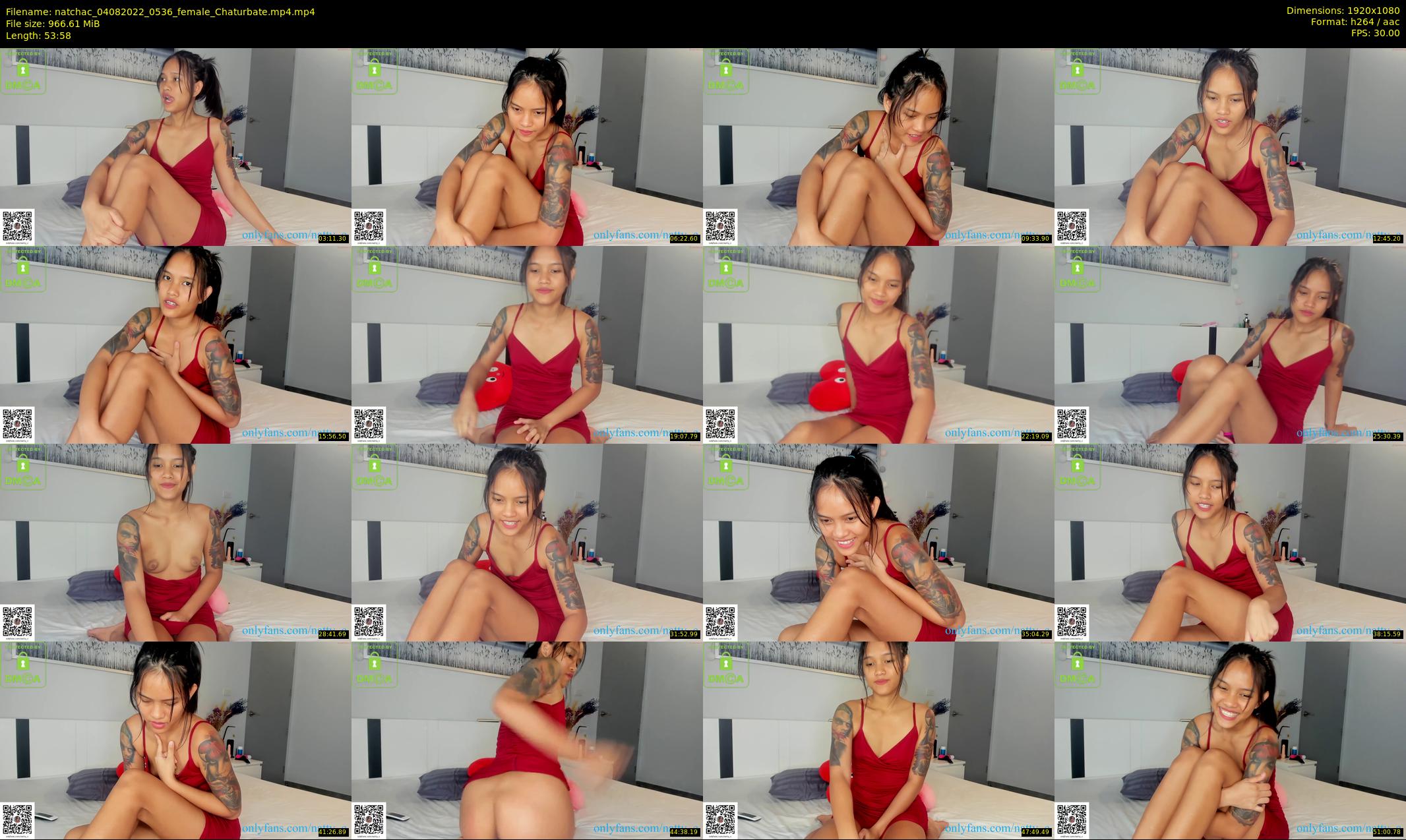 natchac — 54 minute Chaturbate female cam show recording, 1080p, Aug 4, 2022