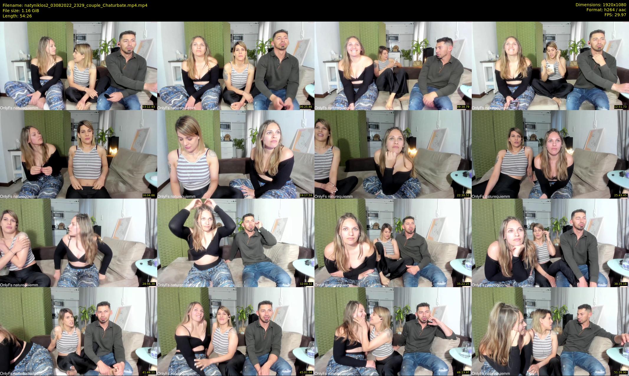 natyniklos2 — 55 minute Chaturbate couple cam show recording, 1080p, Aug 3, 2022