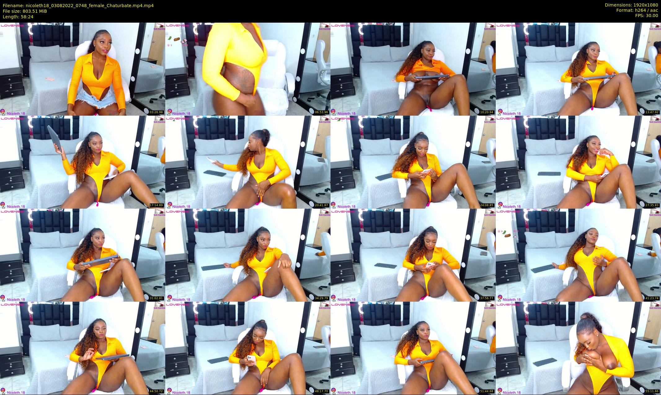 nicoleth18 — 59 minute Chaturbate female cam show recording, 1080p, Aug 3, 2022