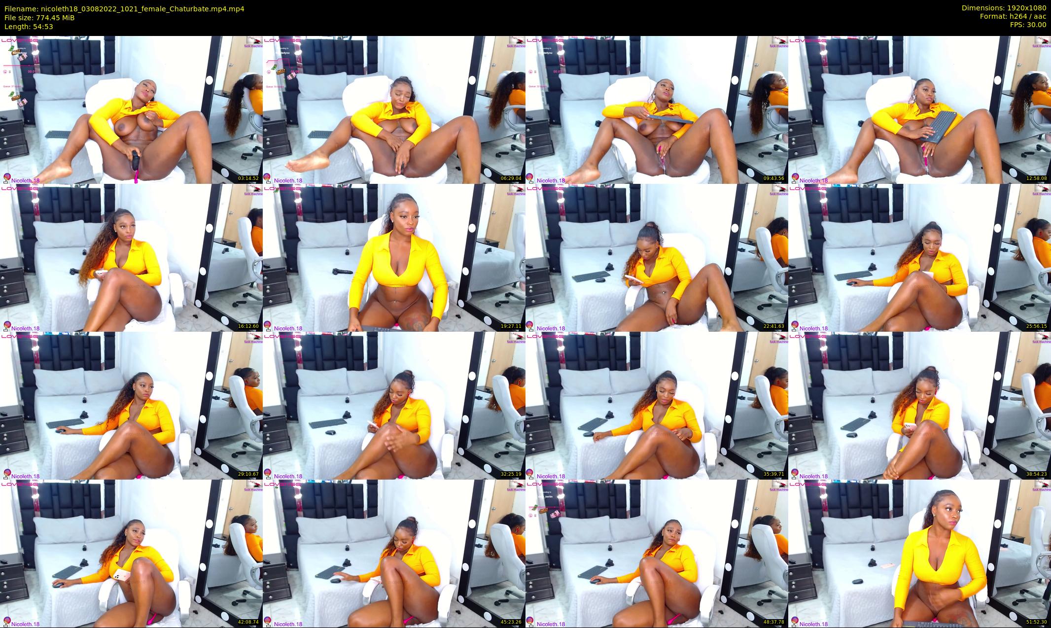 nicoleth18 — 55 minute Chaturbate female cam show recording, 1080p, Aug 3, 2022
