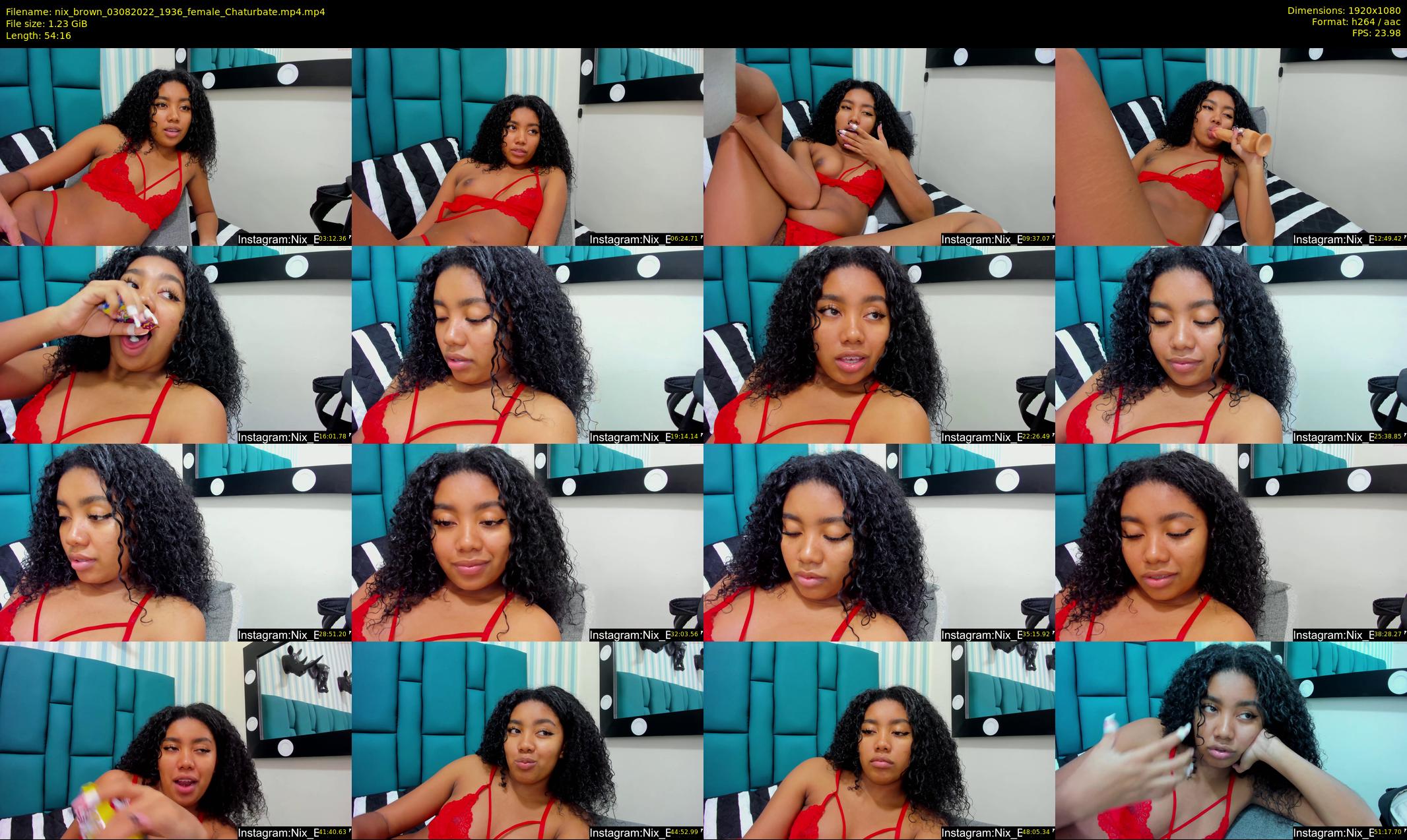 nix_brown — 55 minute Chaturbate female cam show recording, 1080p, Aug 3, 2022