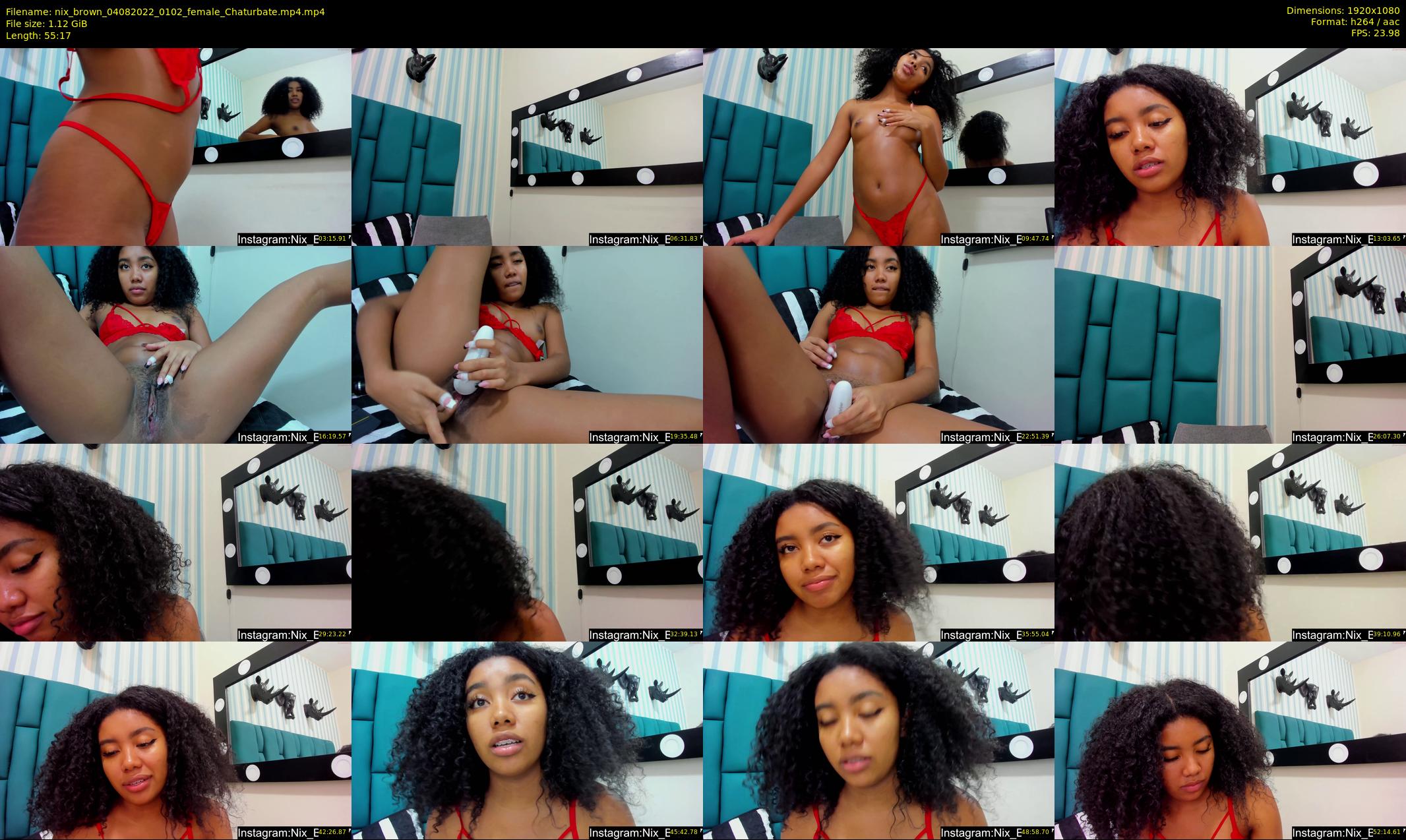 nix_brown — 56 minute Chaturbate female cam show recording, 1080p, Aug 4, 2022