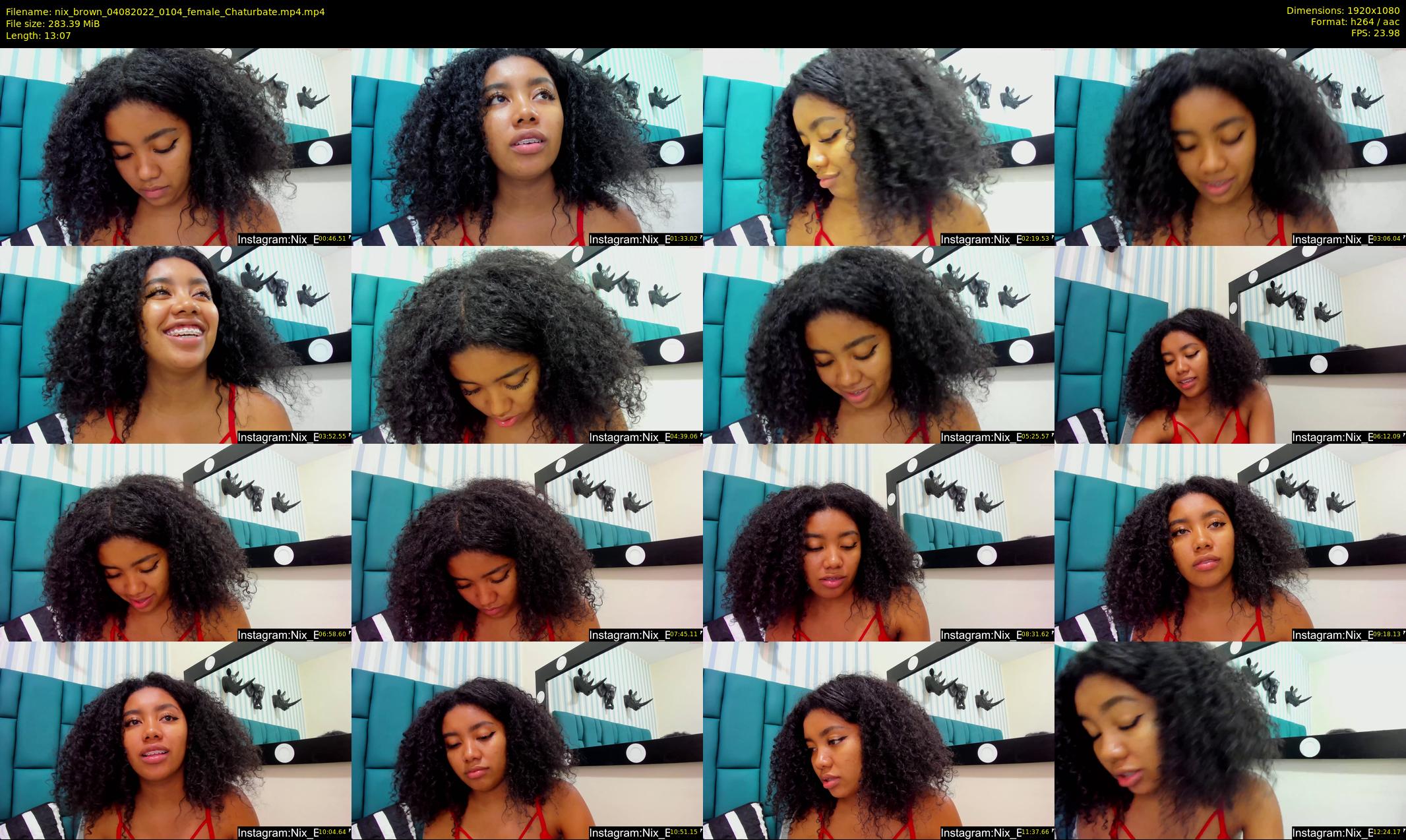 nix_brown — 14 minute Chaturbate female cam show recording, 1080p, Aug 4, 2022