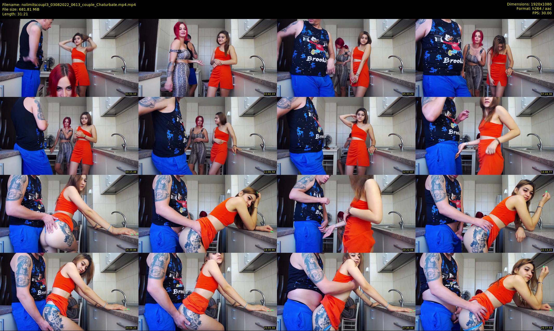 nolimitscoupl3 — 32 minute Chaturbate couple cam show recording, 1080p, Aug 3, 2022