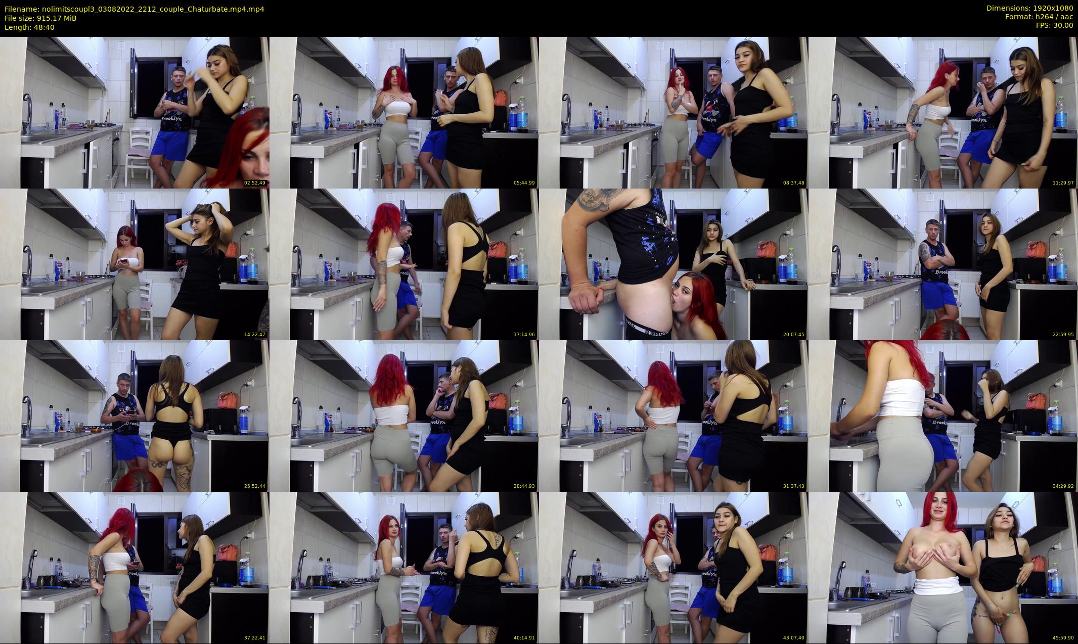 nolimitscoupl3 — 49 minute Chaturbate couple cam show recording, 1080p, Aug 3, 2022