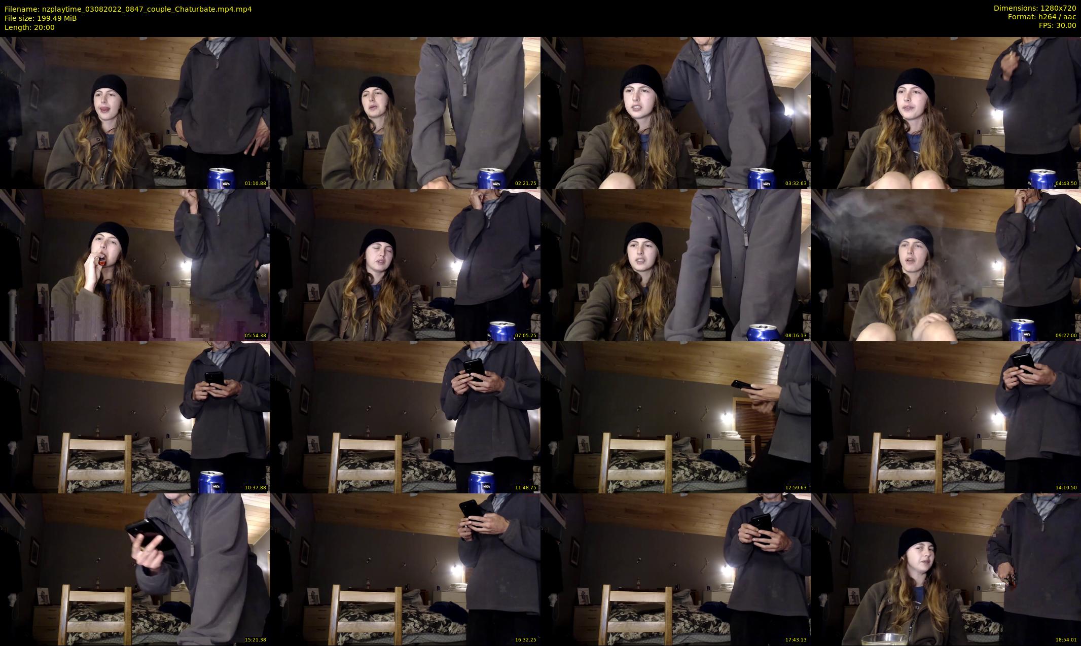nzplaytime — 20 minute Chaturbate couple cam show recording, 720p, Aug 3, 2022