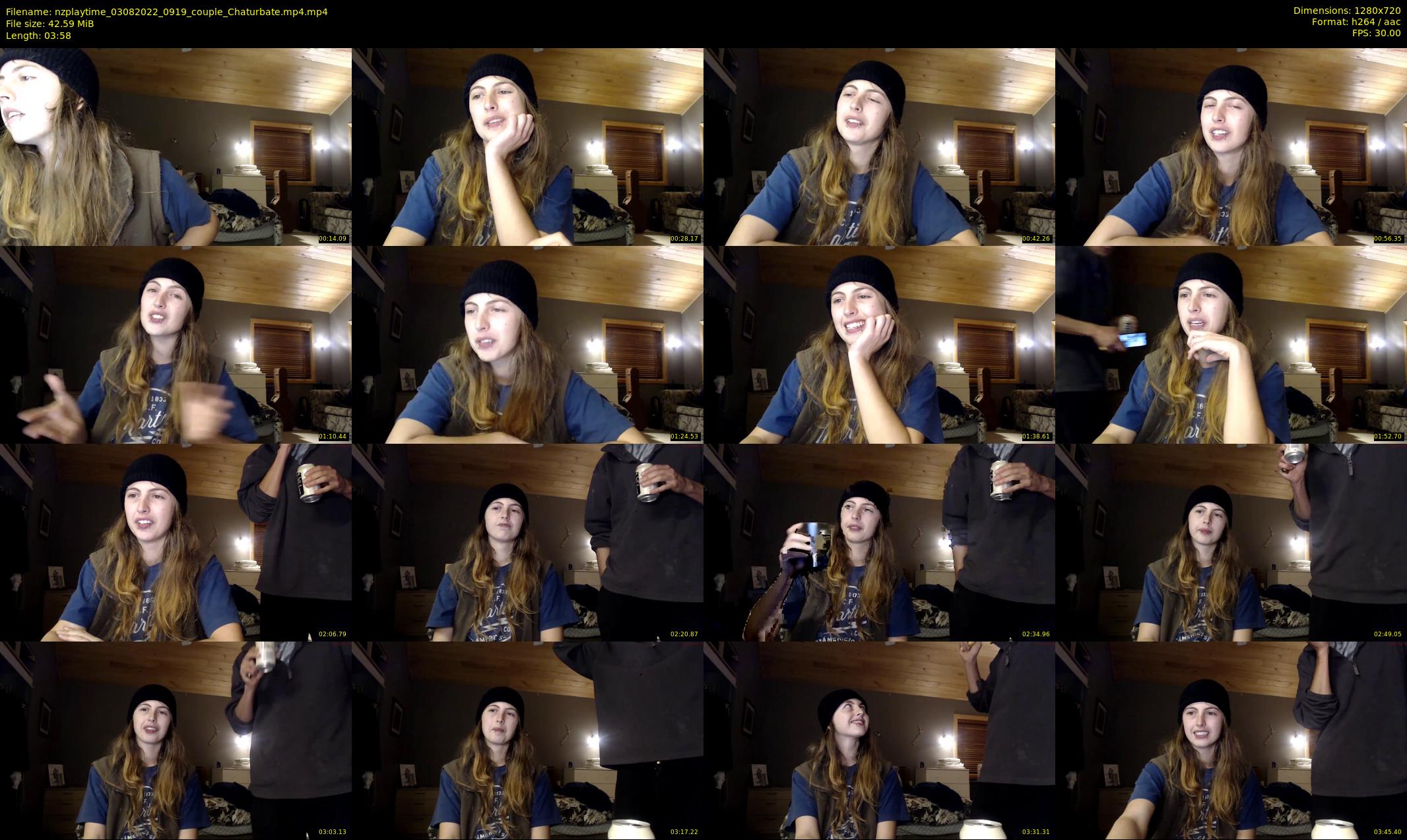 nzplaytime — 4 minute Chaturbate couple cam show recording, 720p, Aug 3, 2022