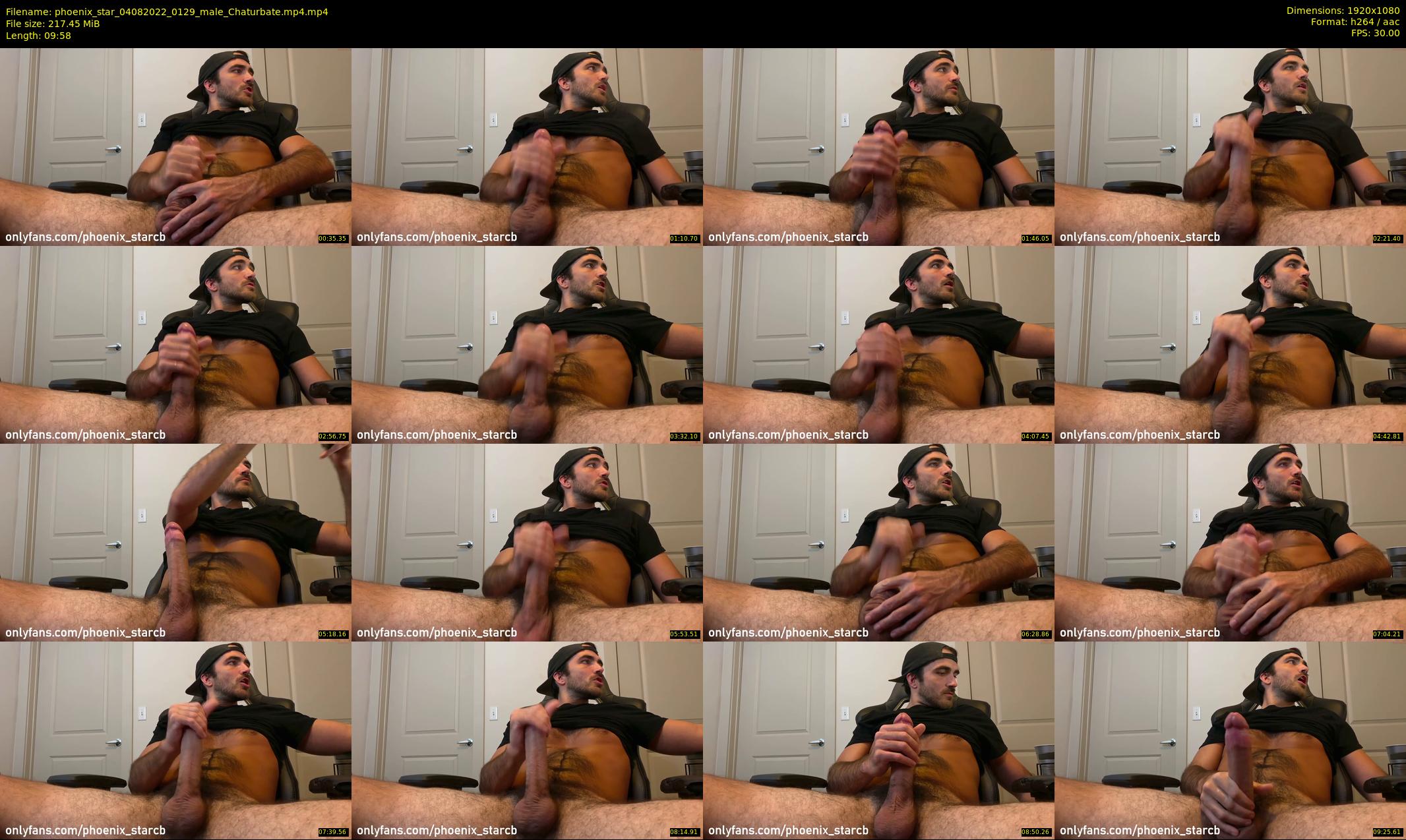 phoenix_star — 10 minute Chaturbate male cam show recording, 1080p, Aug 4, 2022