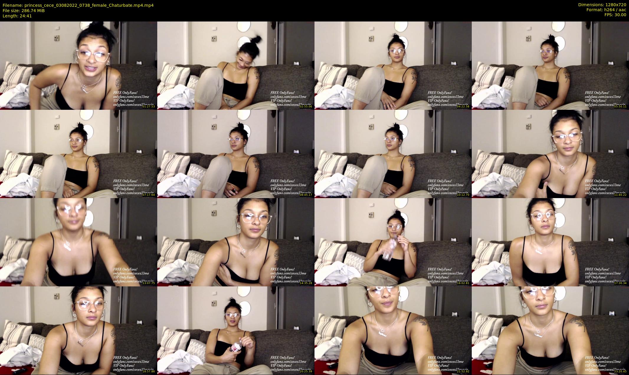 princess_cece — 25 minute Chaturbate female cam show recording, 720p, Aug 3, 2022