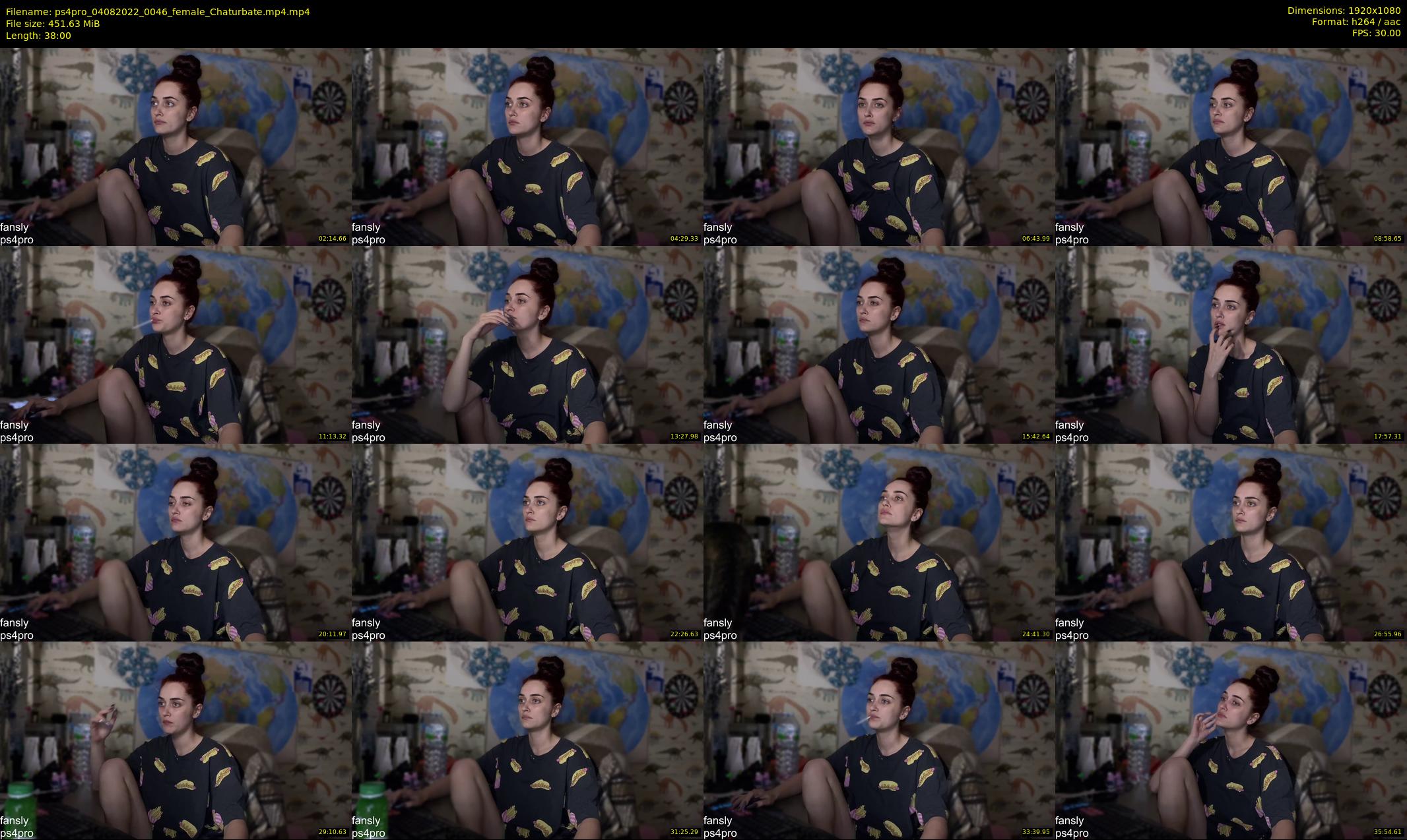 ps4pro — 38 minute Chaturbate female cam show recording, 1080p, Aug 4, 2022