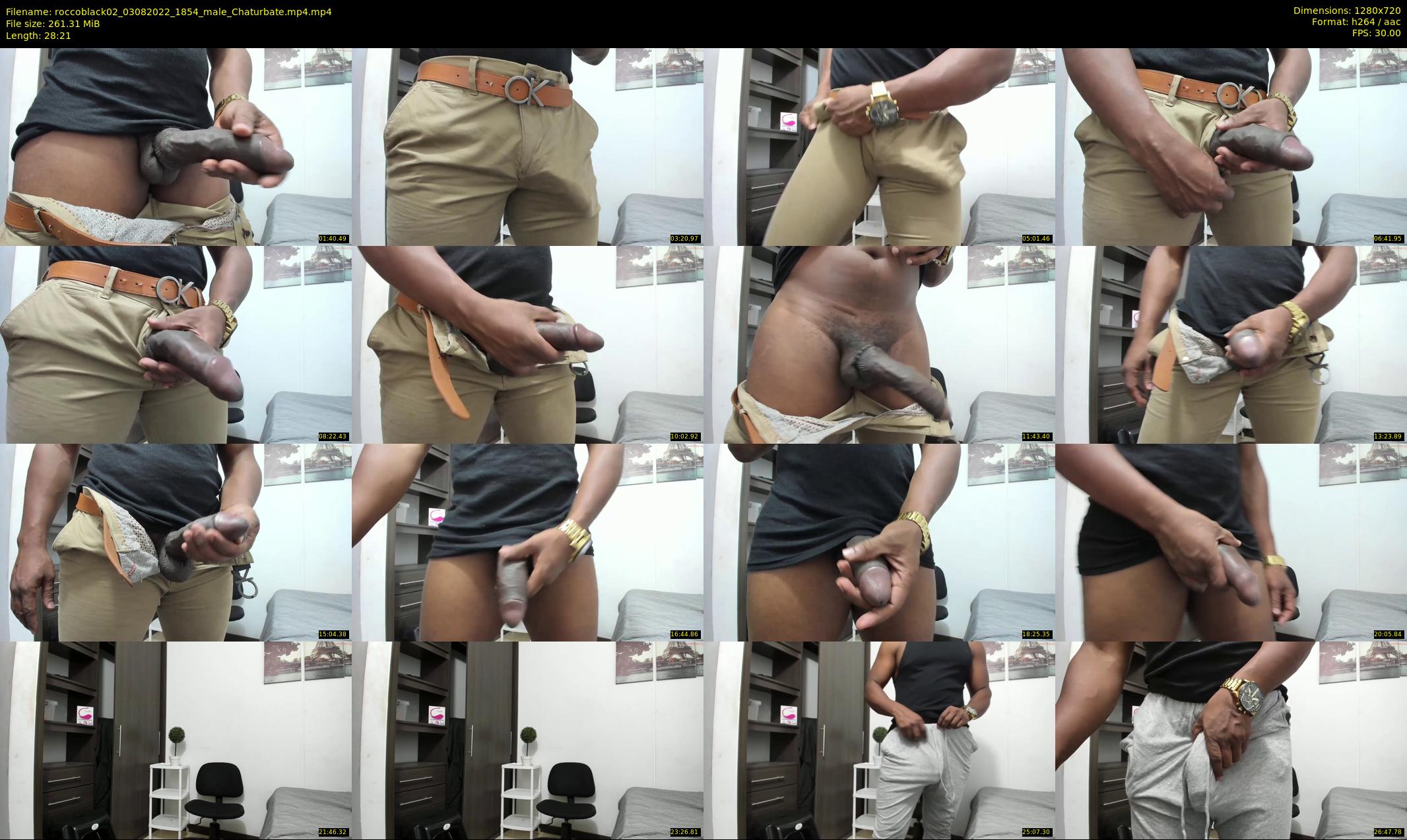 roccoblack02 — 29 minute Chaturbate male cam show recording, 720p, Aug 3, 2022