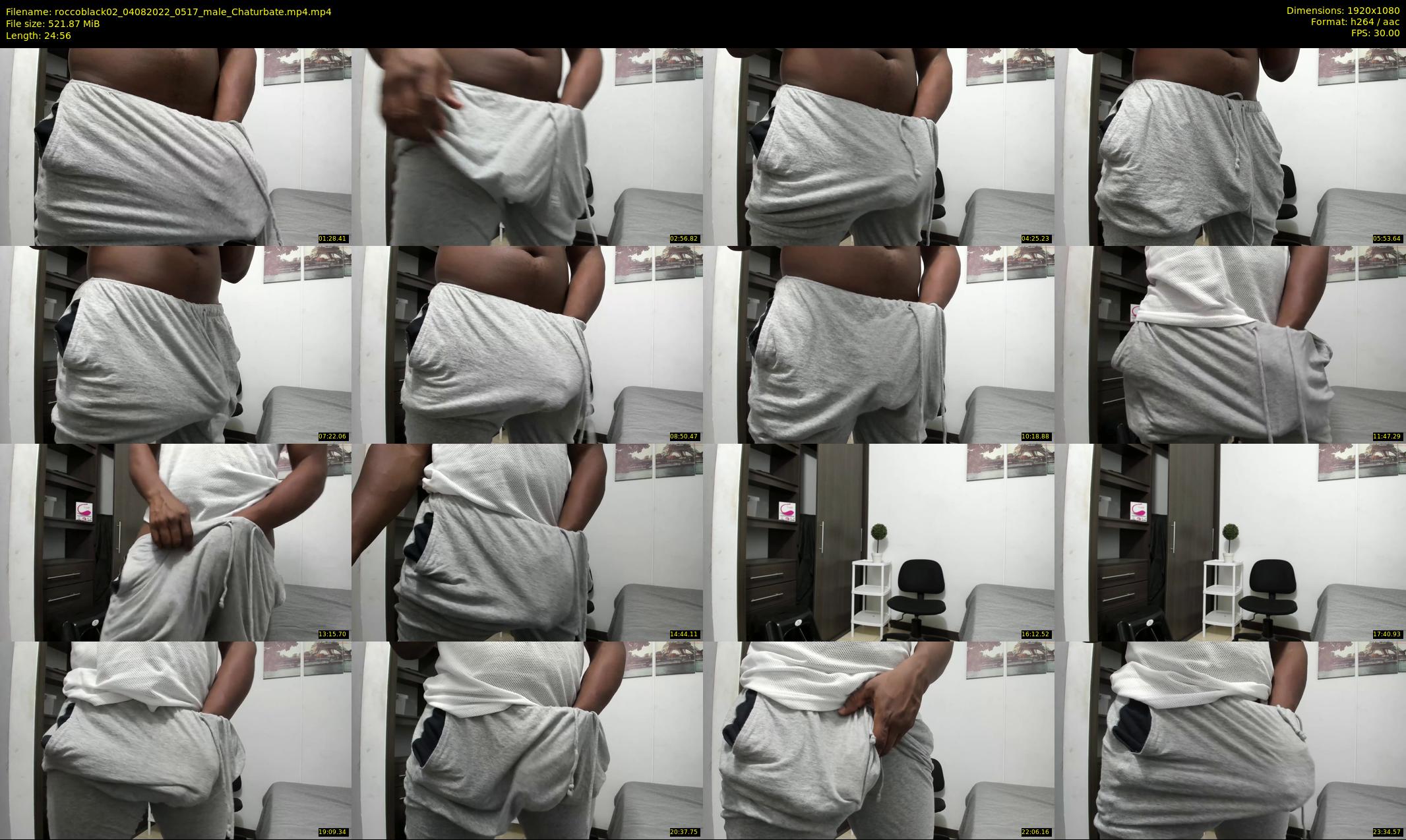 roccoblack02 — 25 minute Chaturbate male cam show recording, 1080p, Aug 4, 2022