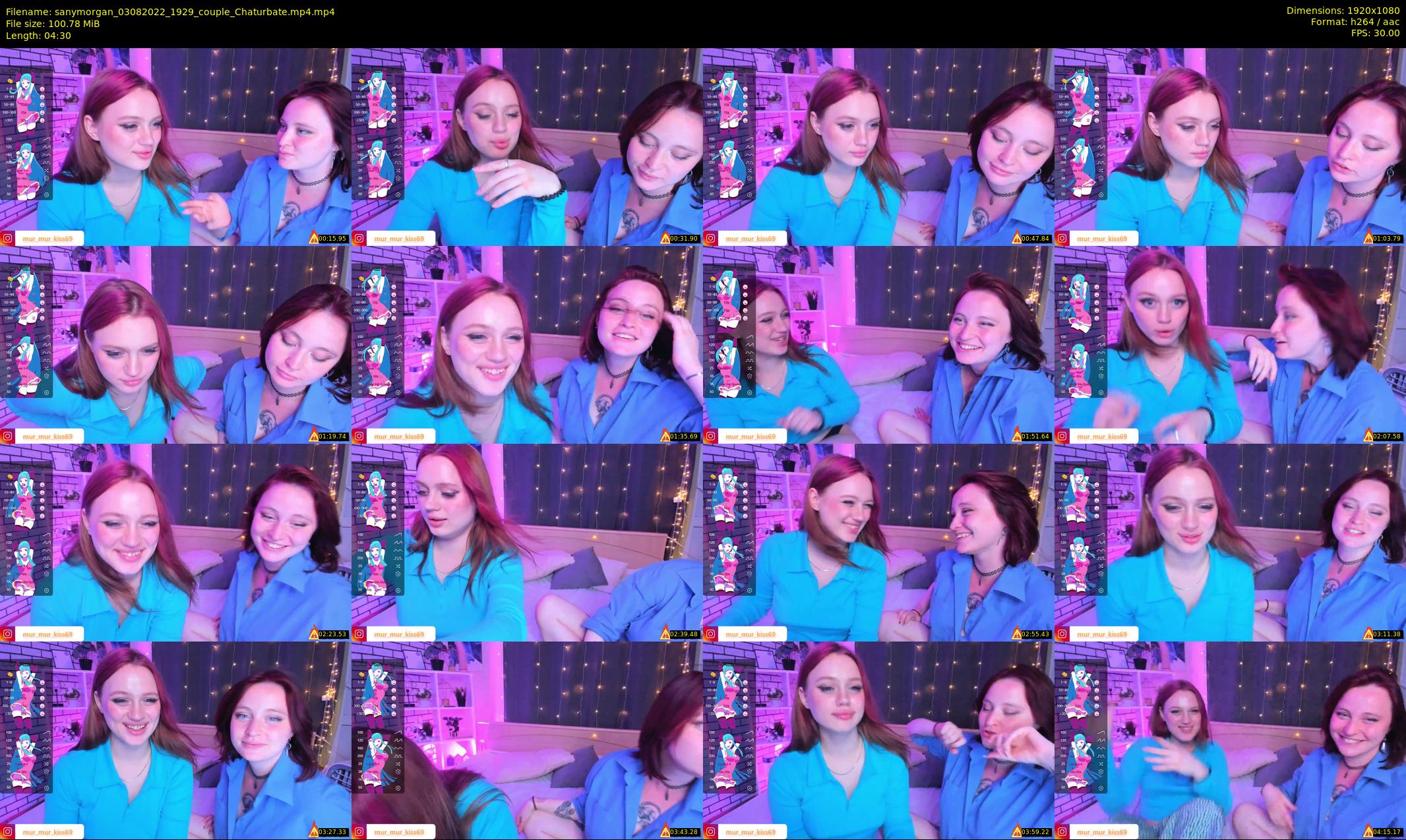 sanymorgan — 5 minute Chaturbate couple cam show recording, 1080p, Aug 3, 2022