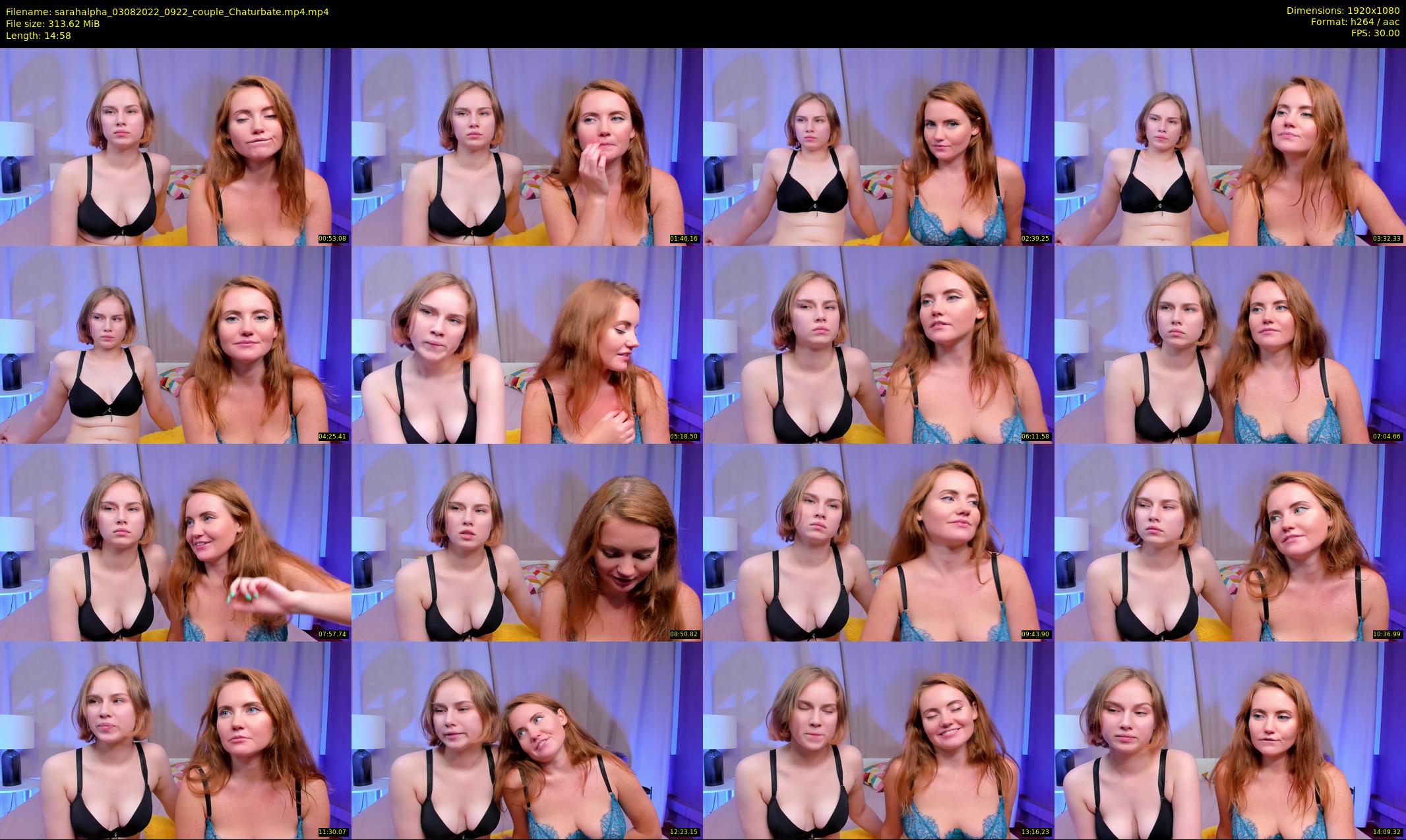 sarahalpha — 15 minute Chaturbate couple cam show recording, 1080p, Aug 3, 2022