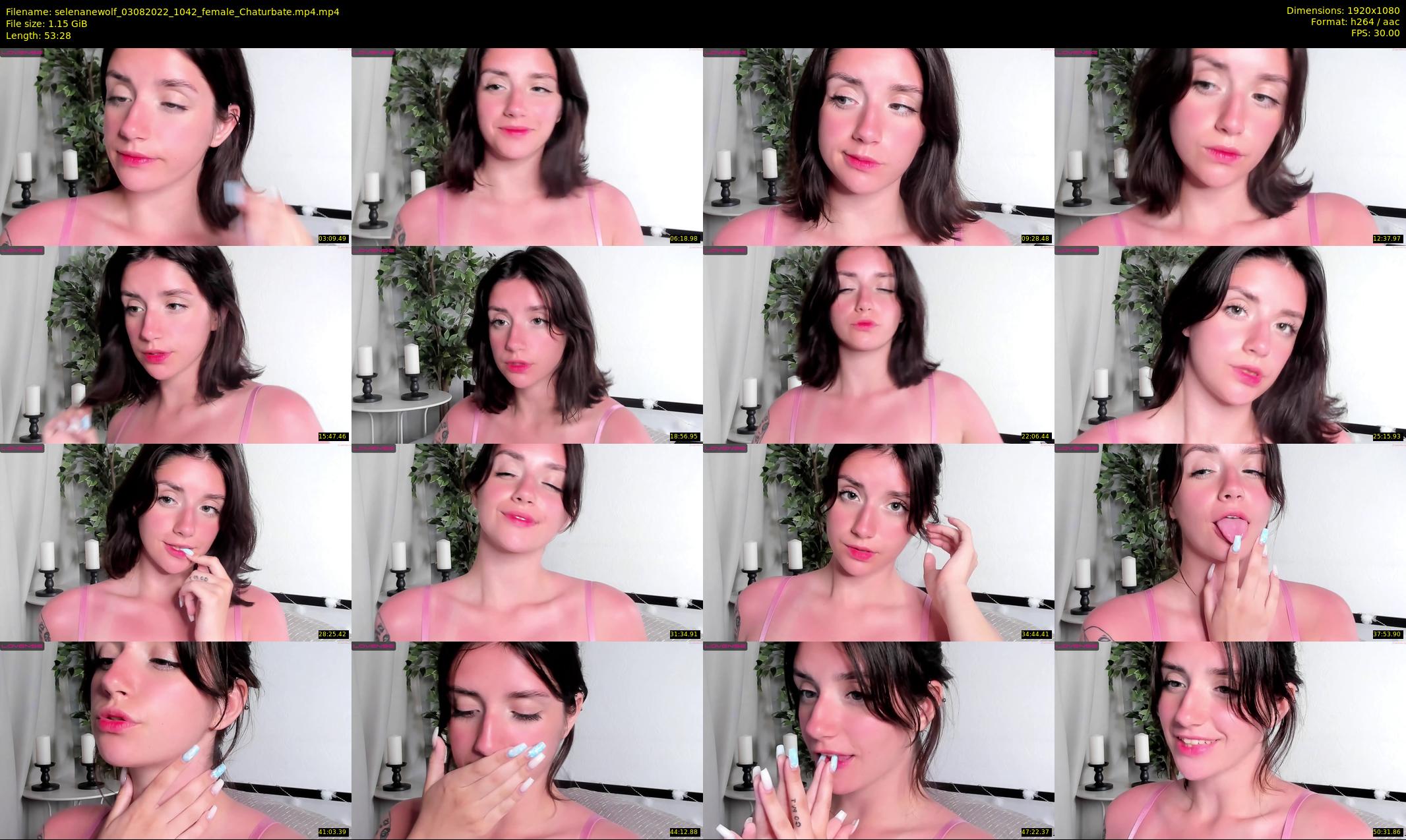 selenanewolf — 54 minute Chaturbate couple cam show recording, 1080p, Aug 3, 2022