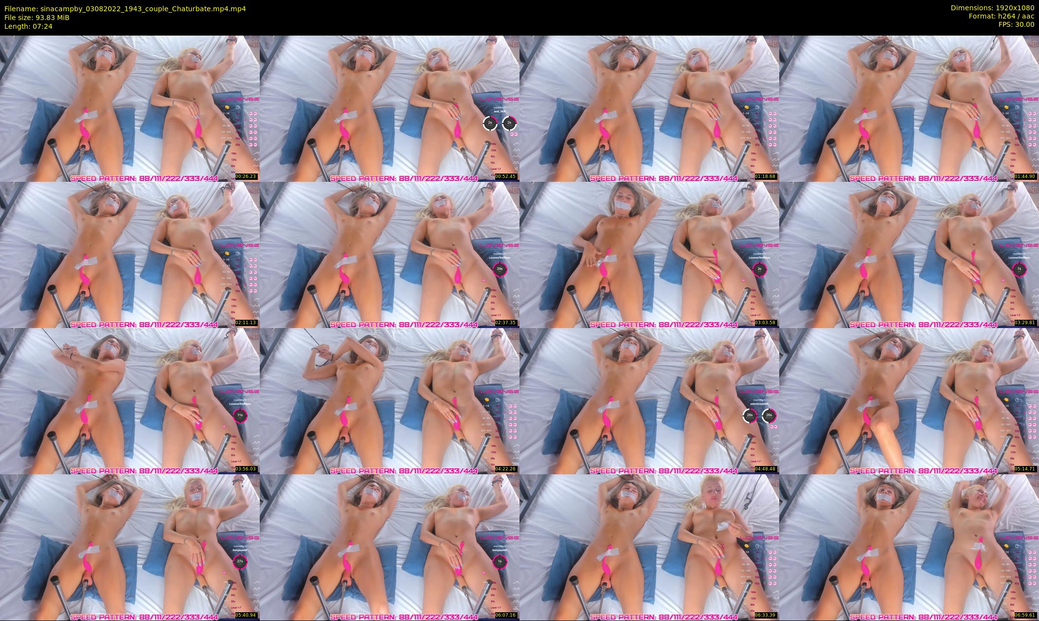 sinacampby — 8 minute Chaturbate couple cam show recording, 1080p, Aug 3, 2022
