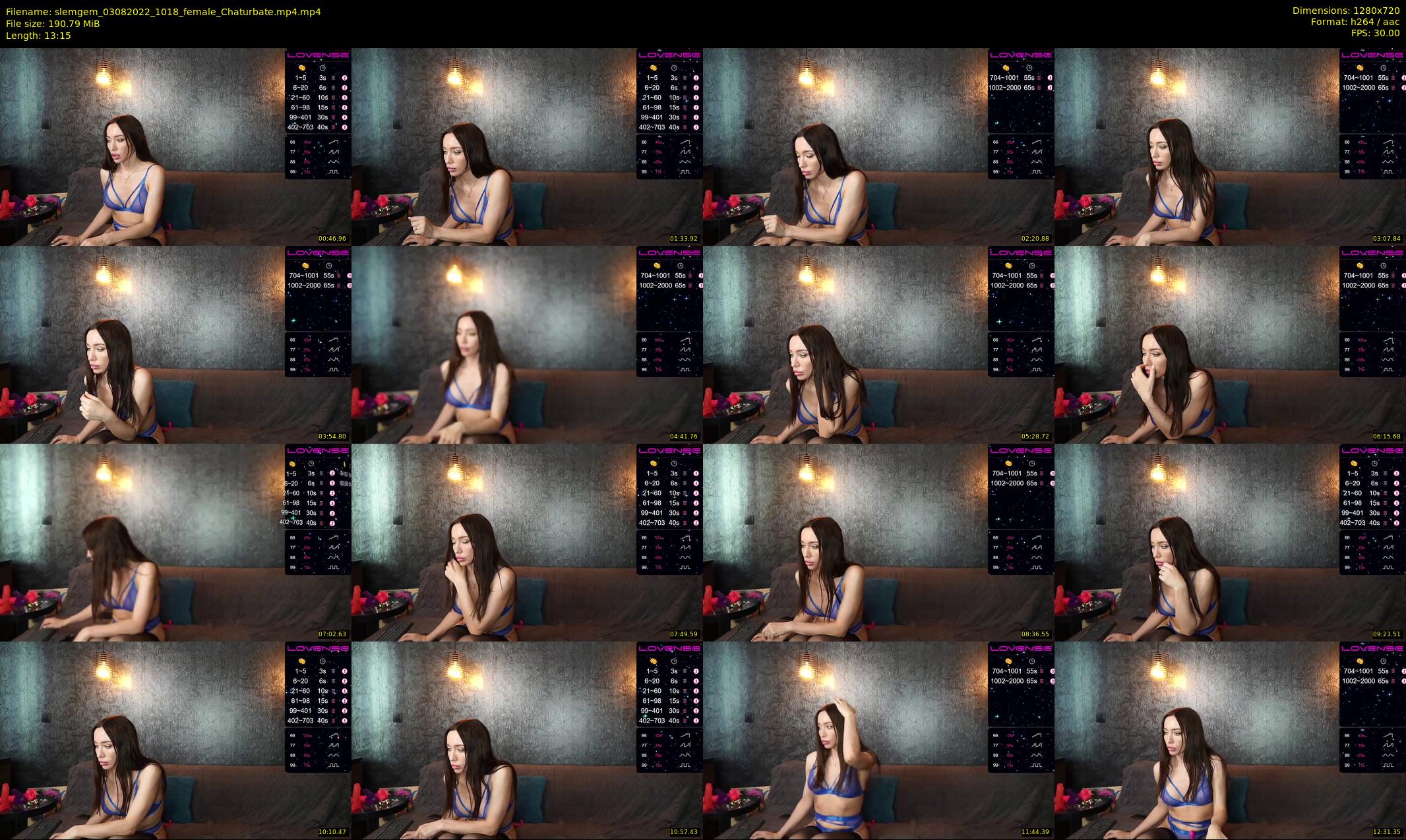 slemgem — 14 minute Chaturbate couple cam show recording, 720p, Aug 3, 2022