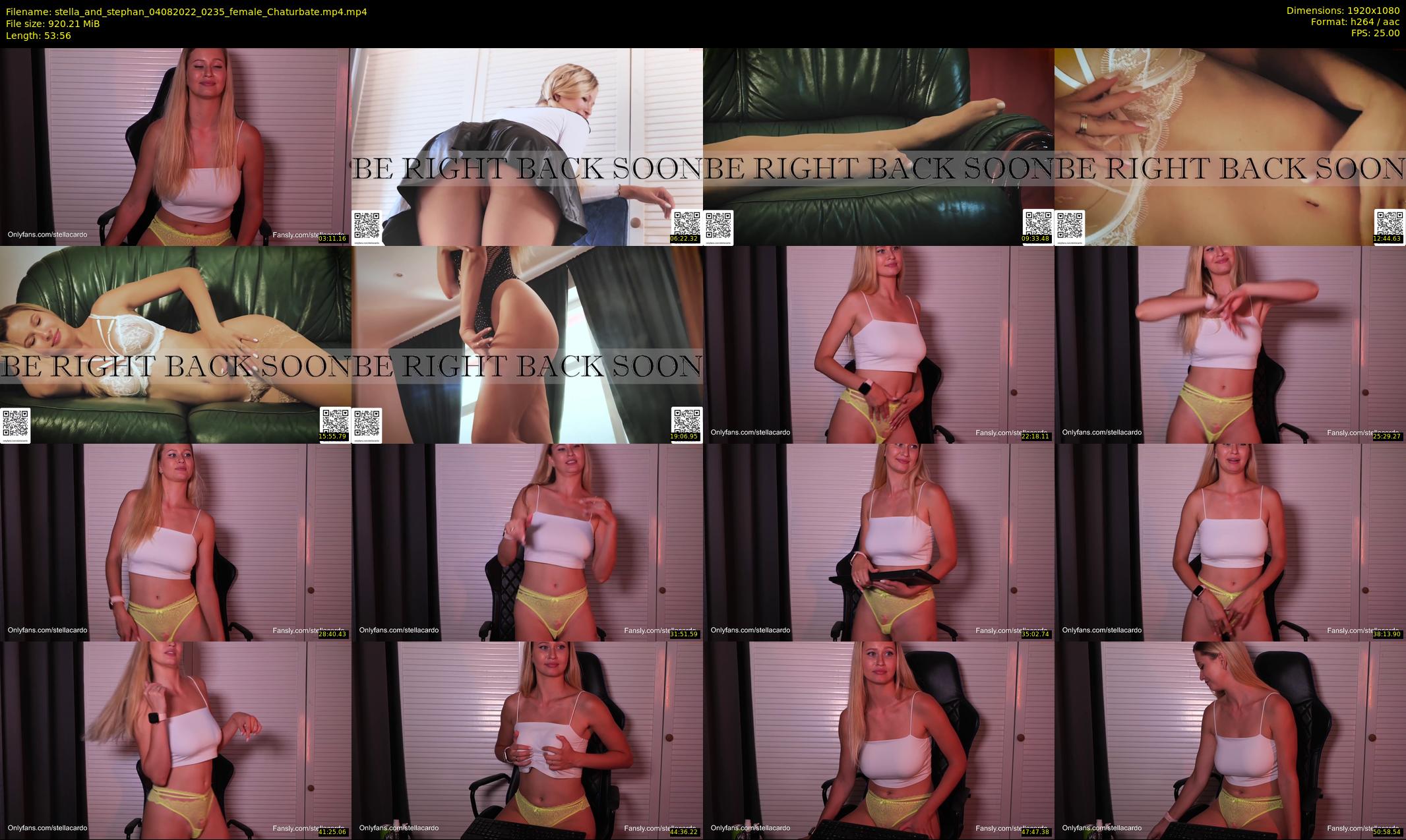 stella_and_stephan — 54 minute Chaturbate couple cam show recording, 1080p, Aug 4, 2022