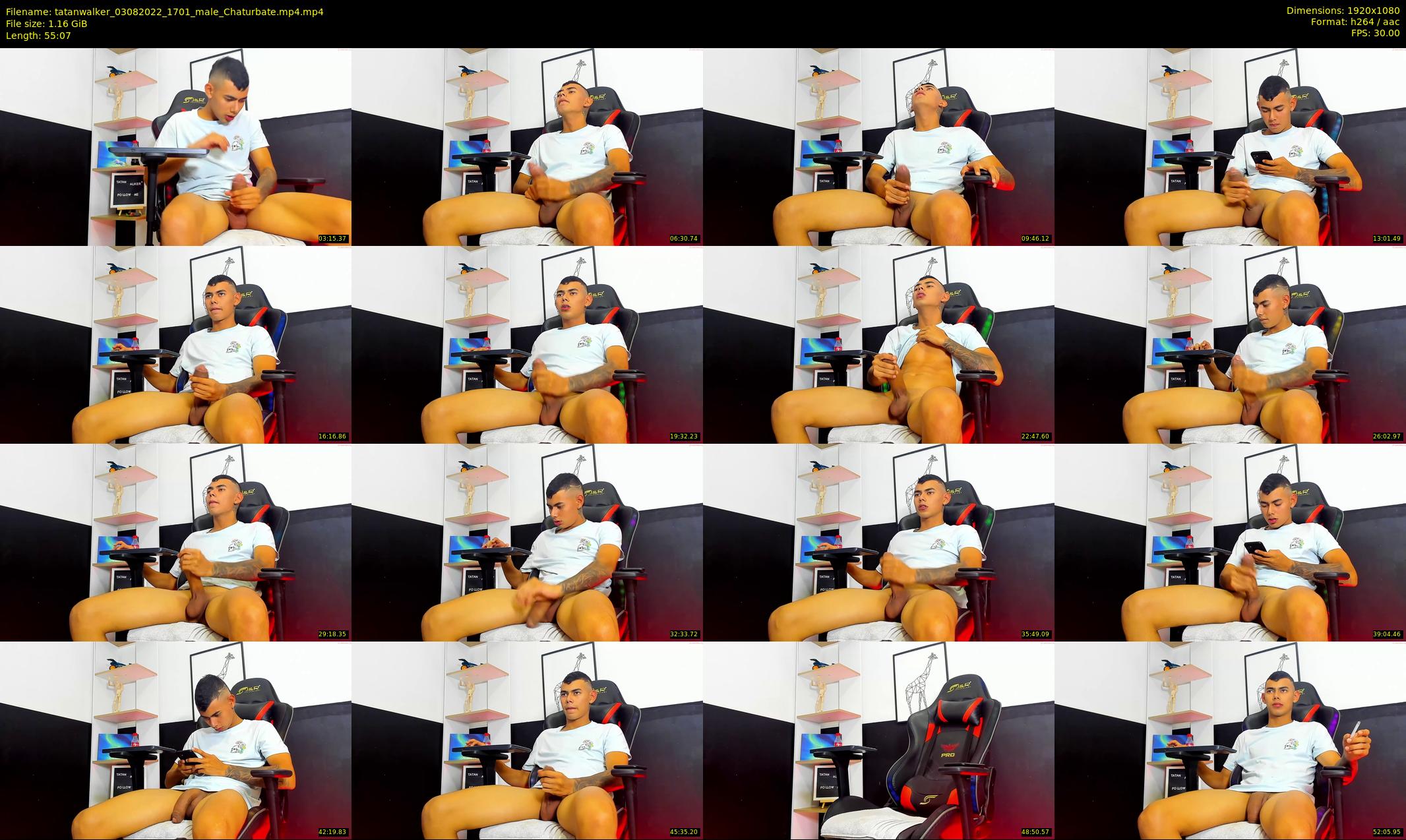 tatanwalker — 56 minute Chaturbate male cam show recording, 1080p, Aug 3, 2022