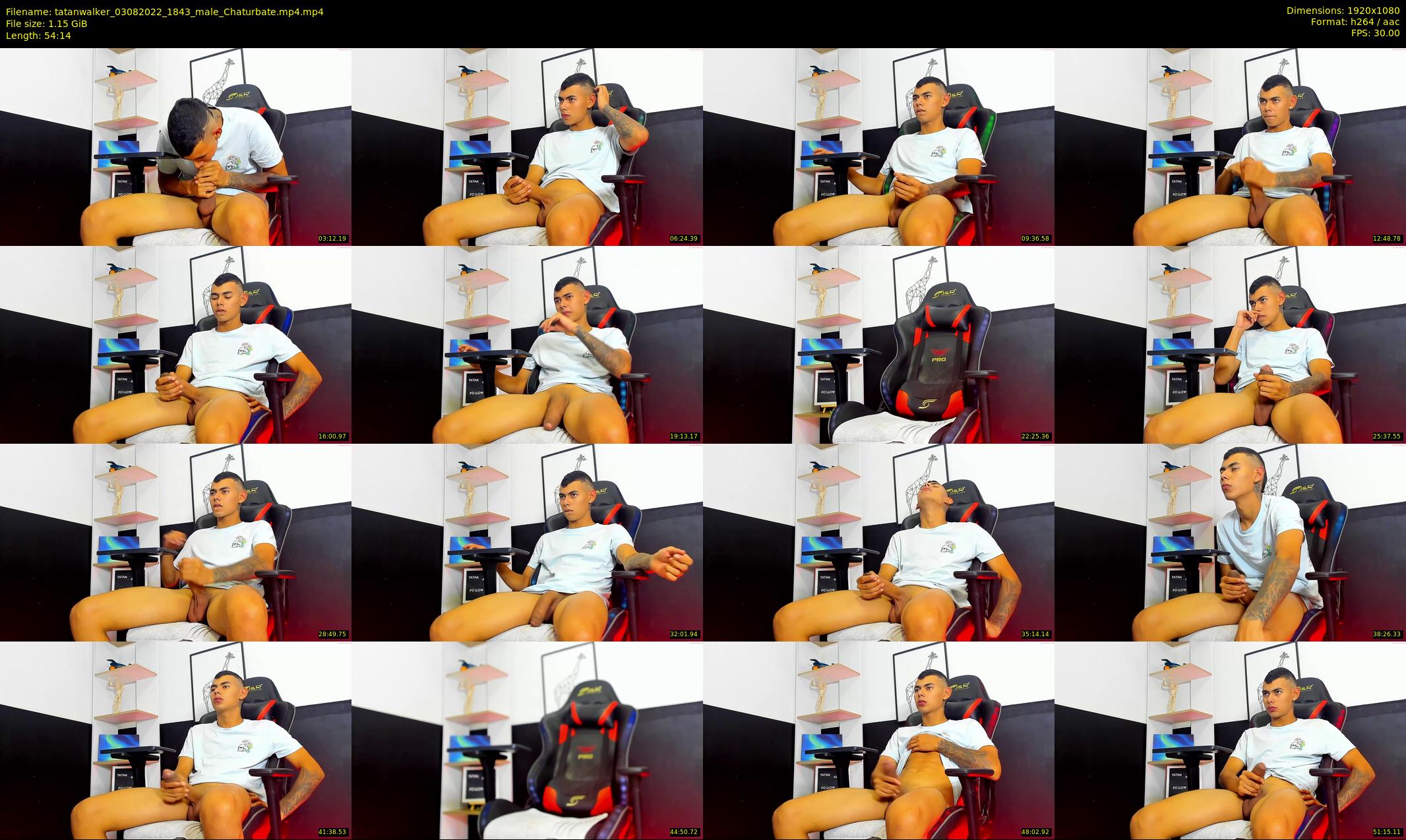 tatanwalker — 55 minute Chaturbate male cam show recording, 1080p, Aug 3, 2022