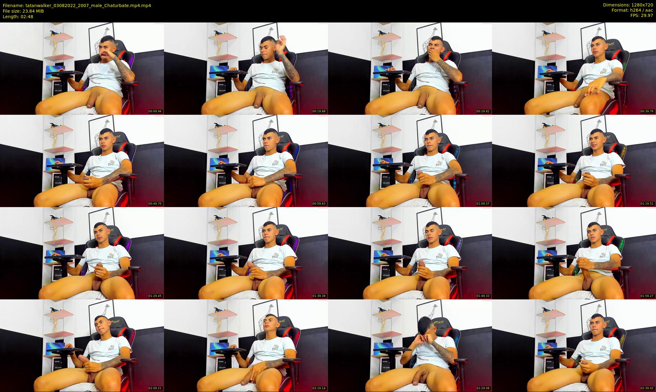 tatanwalker — 3 minute Chaturbate male cam show recording, 720p, Aug 3, 2022