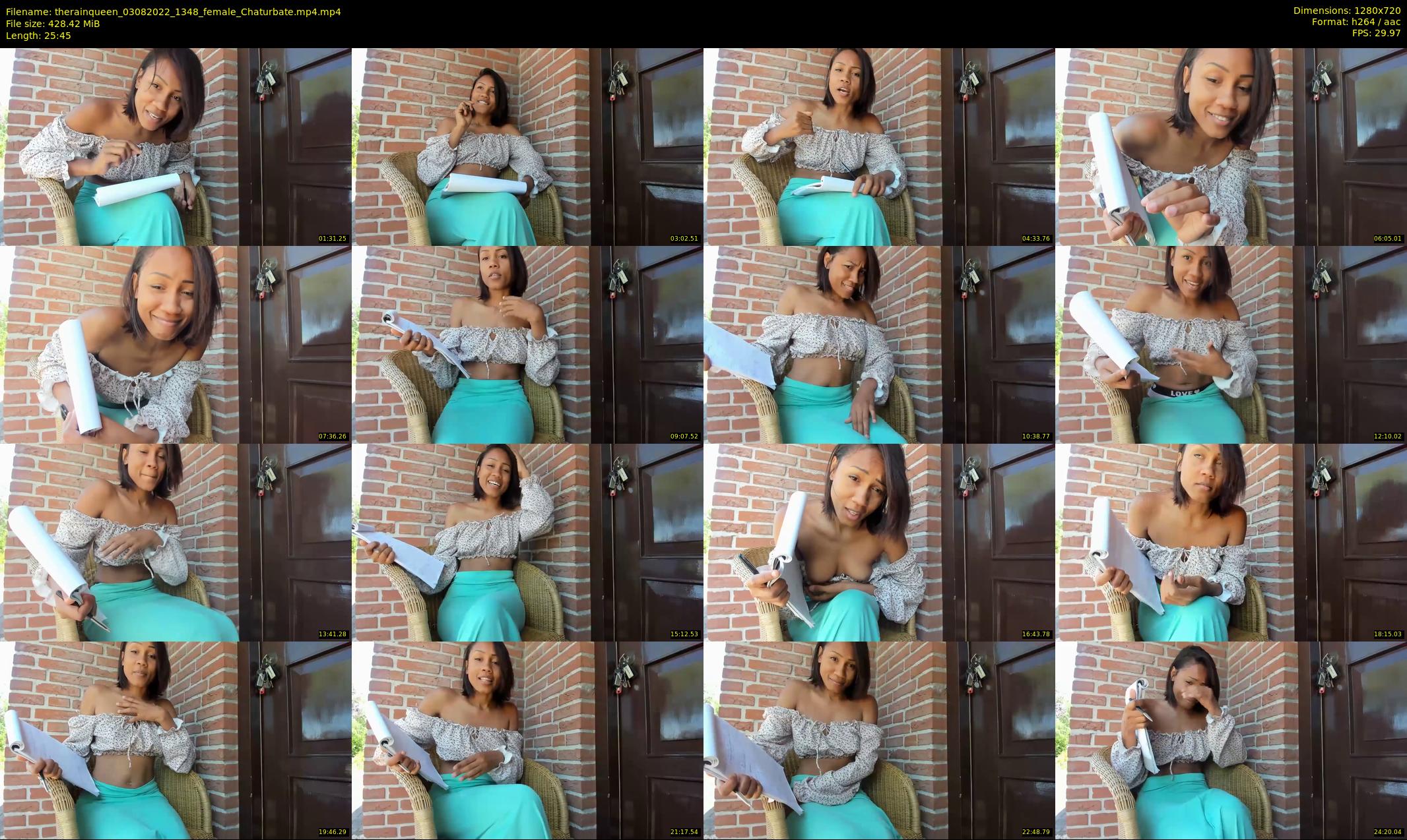 therainqueen — 26 minute Chaturbate female cam show recording, 720p, Aug 3, 2022